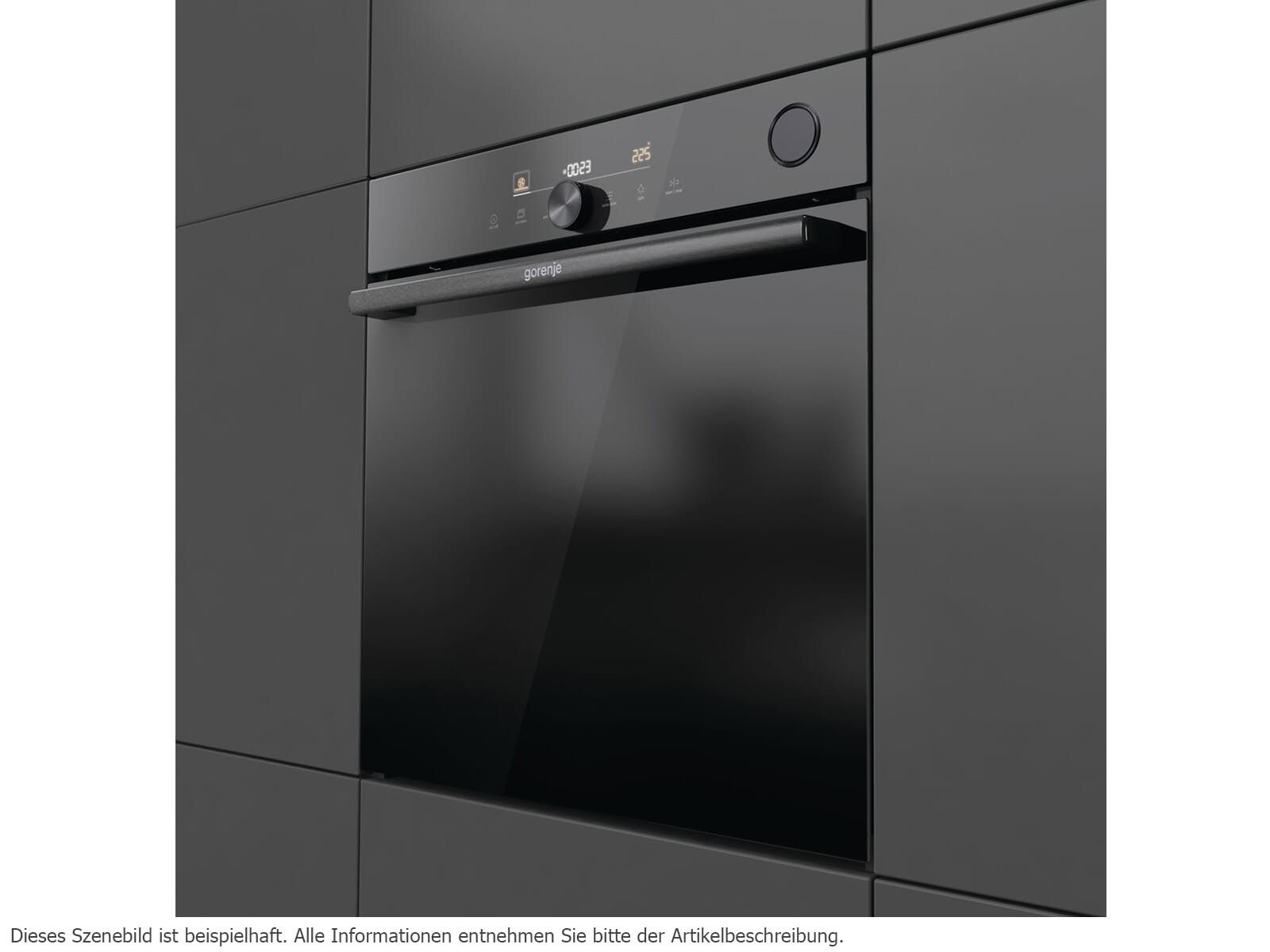 GORENJE Einbaubackofen, mit 2-fach kein Auszug vorhanden, Pyrolyse-Selbstreinigung