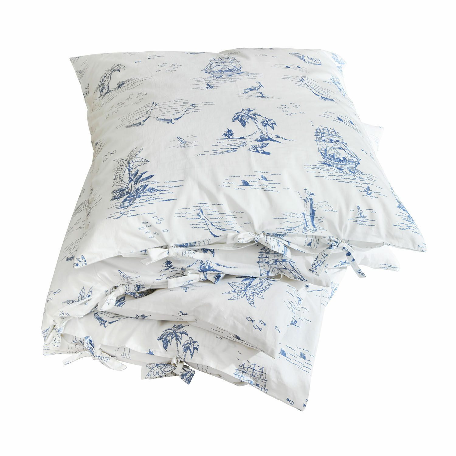 Mirabeau Kinderbettwäsche Bettwäsche Douxie creme/blau
