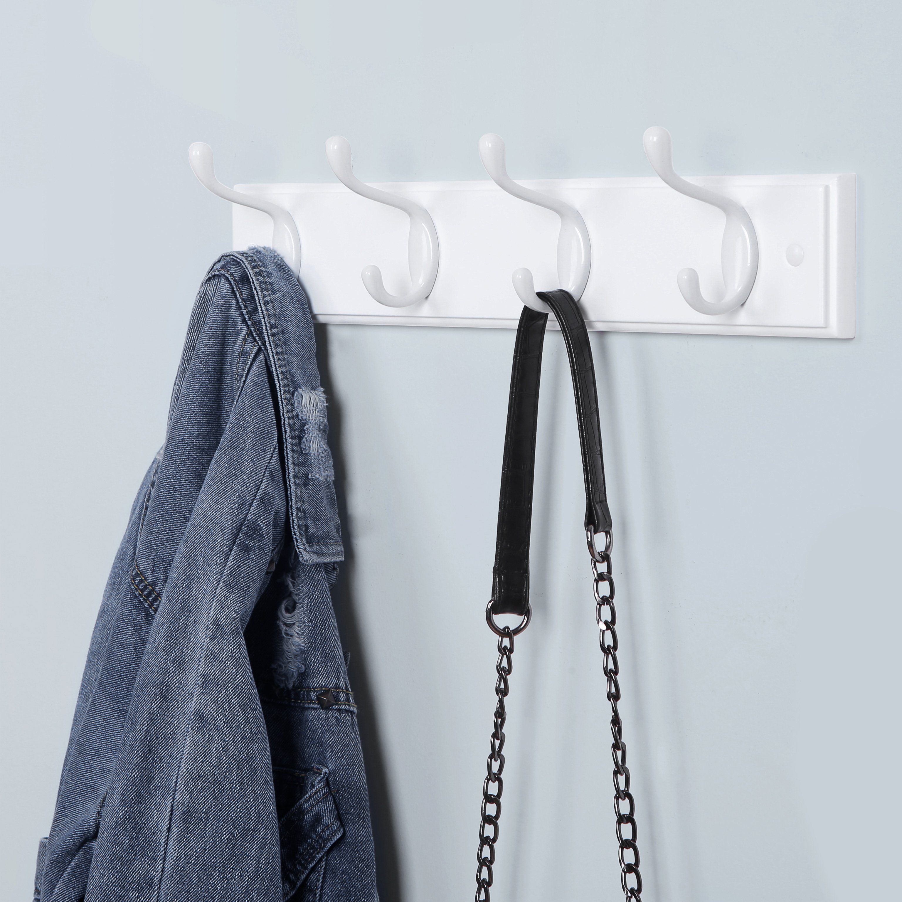 SONGMICS Wandgarderobe, 4 Kleiderhaken aus Metall, günstig online kaufen