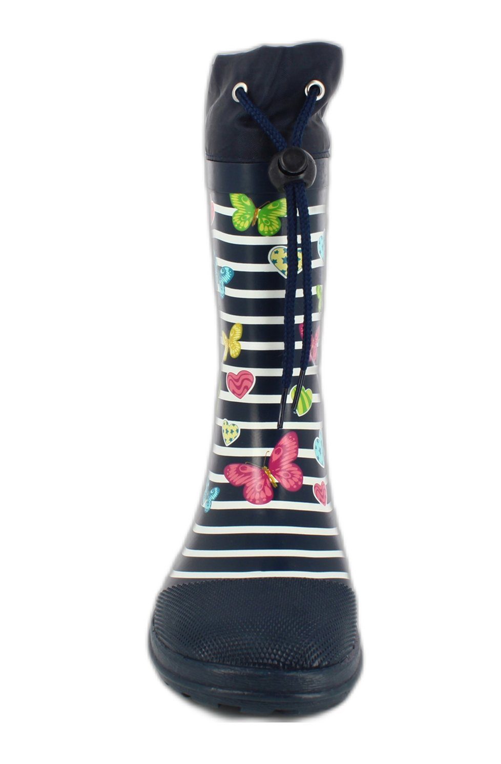Beck Gummistiefel Fantasy Gummistiefel (wasserdichter, schmaler Stiefel, für trockene Füße bei Regenwetter) Naturkautschuk
