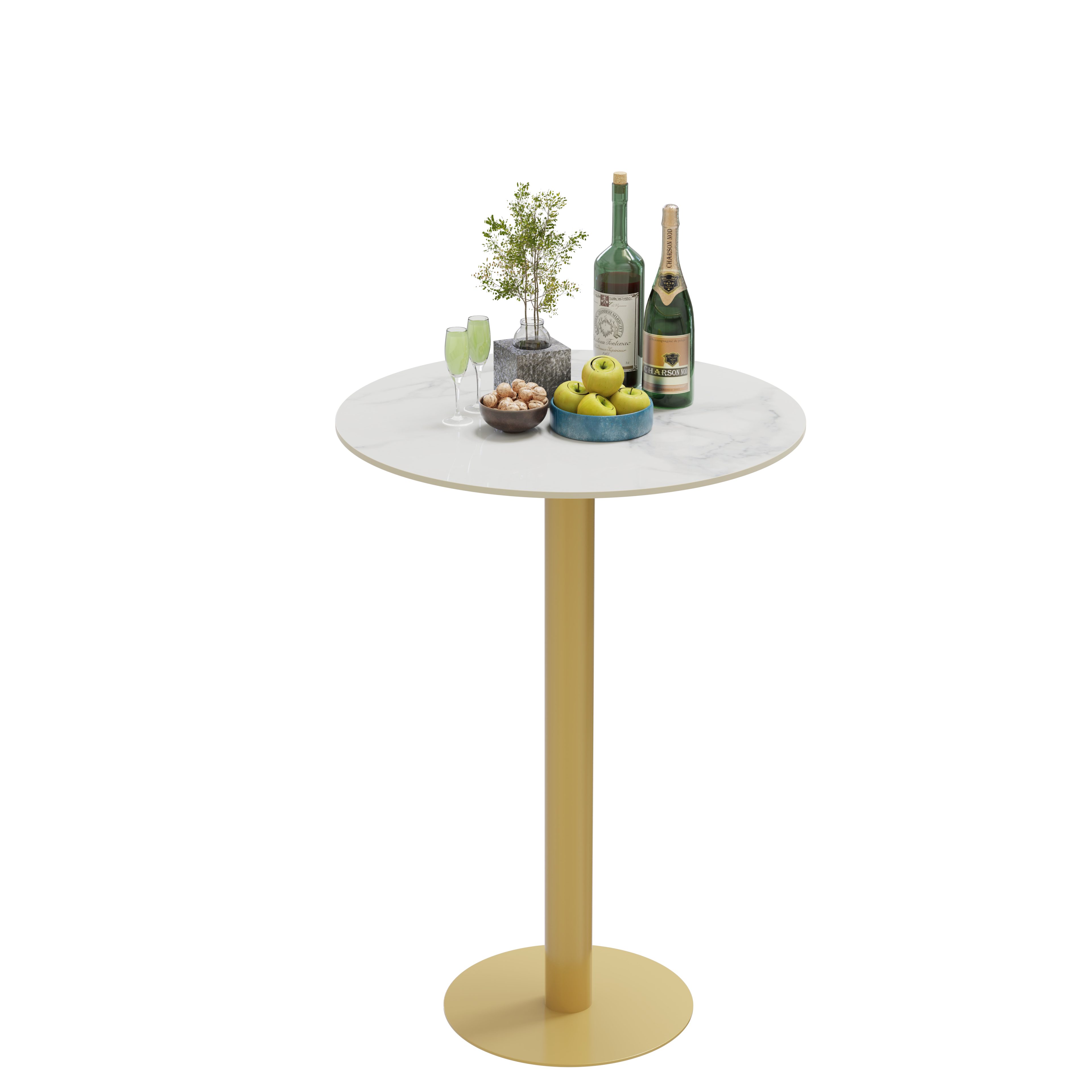 FATIVO Bartisch Luxus Marmor Stehtisch Gartentisch günstig online kaufen