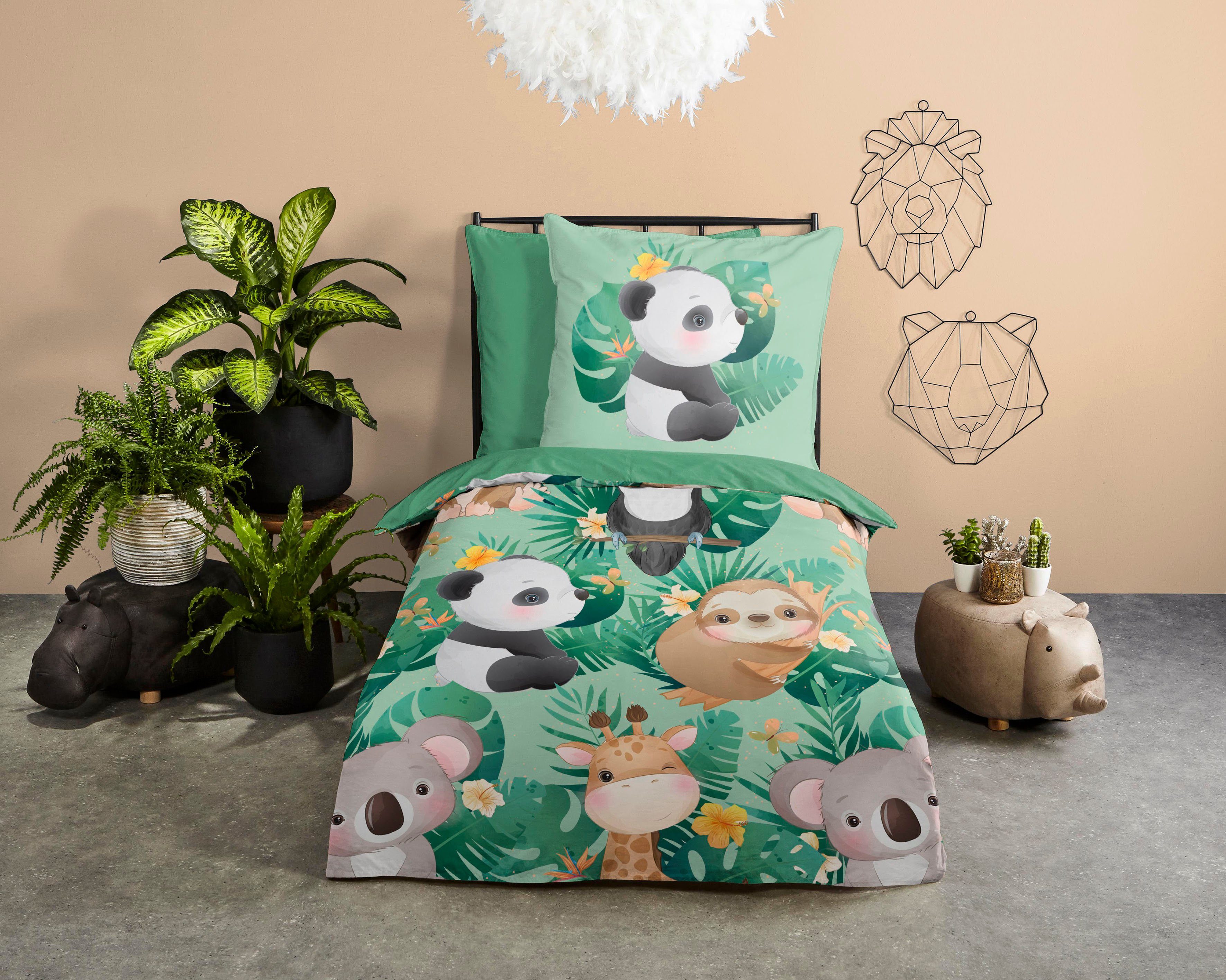 good morning Kinderbettwäsche Momo, Renforcé, 2 günstig online kaufen