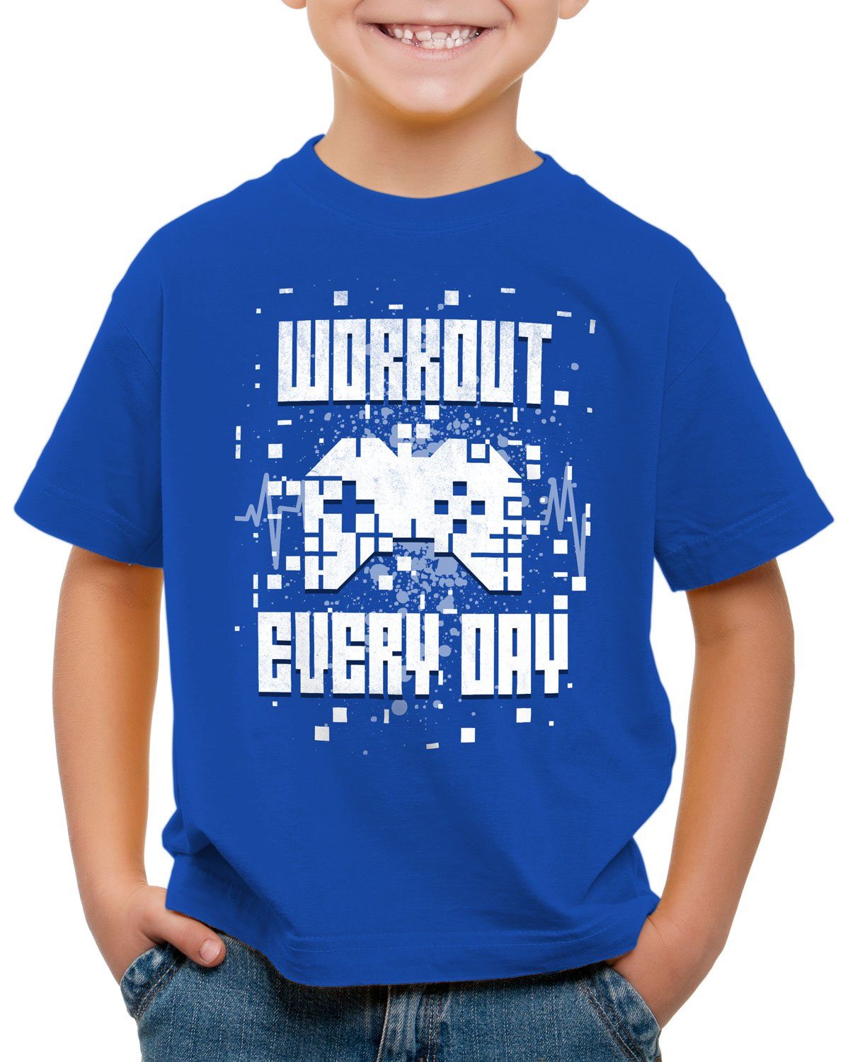 style3 Print-Shirt Kinder T-Shirt Gamer Workout T-Shirtplay fitness gamepad clan
