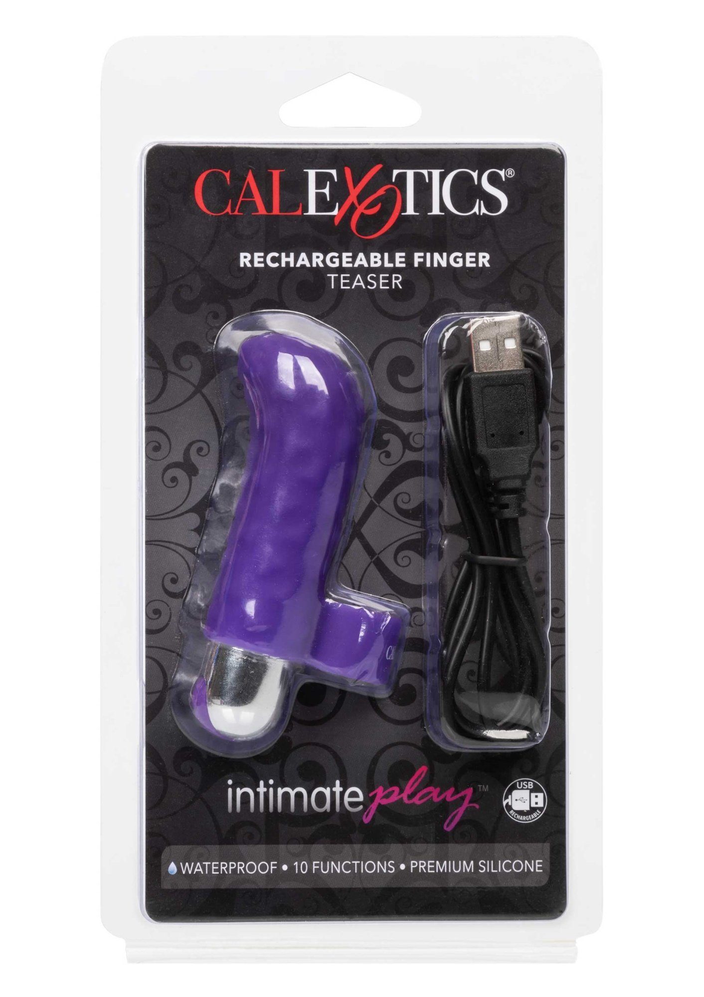 Exotic Rechargeable Novelties Finger-Vibrator Vibrator Tickler California lila Finger -