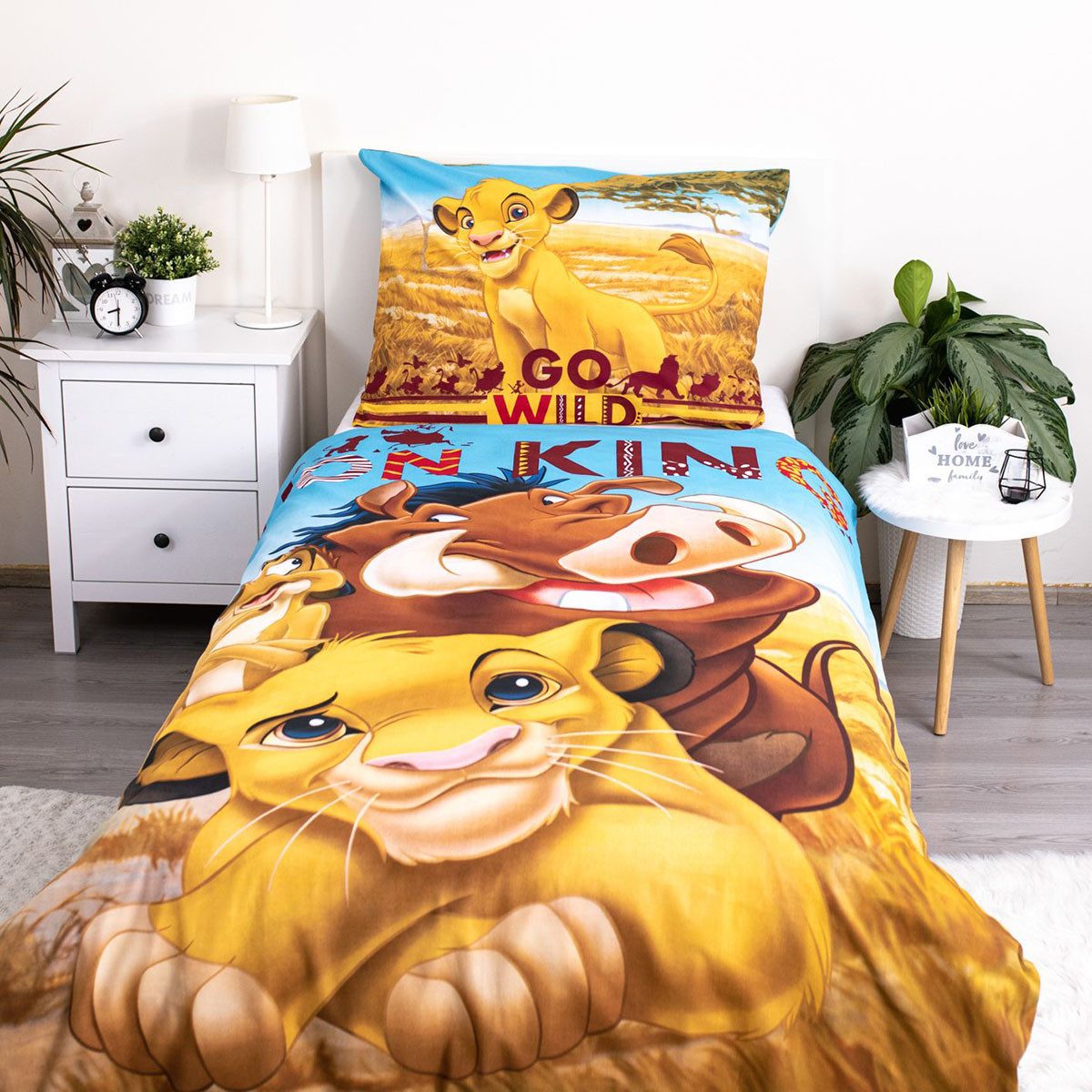 Disney Kinderbettwäsche Lion King, Renforcé, 2 günstig online kaufen