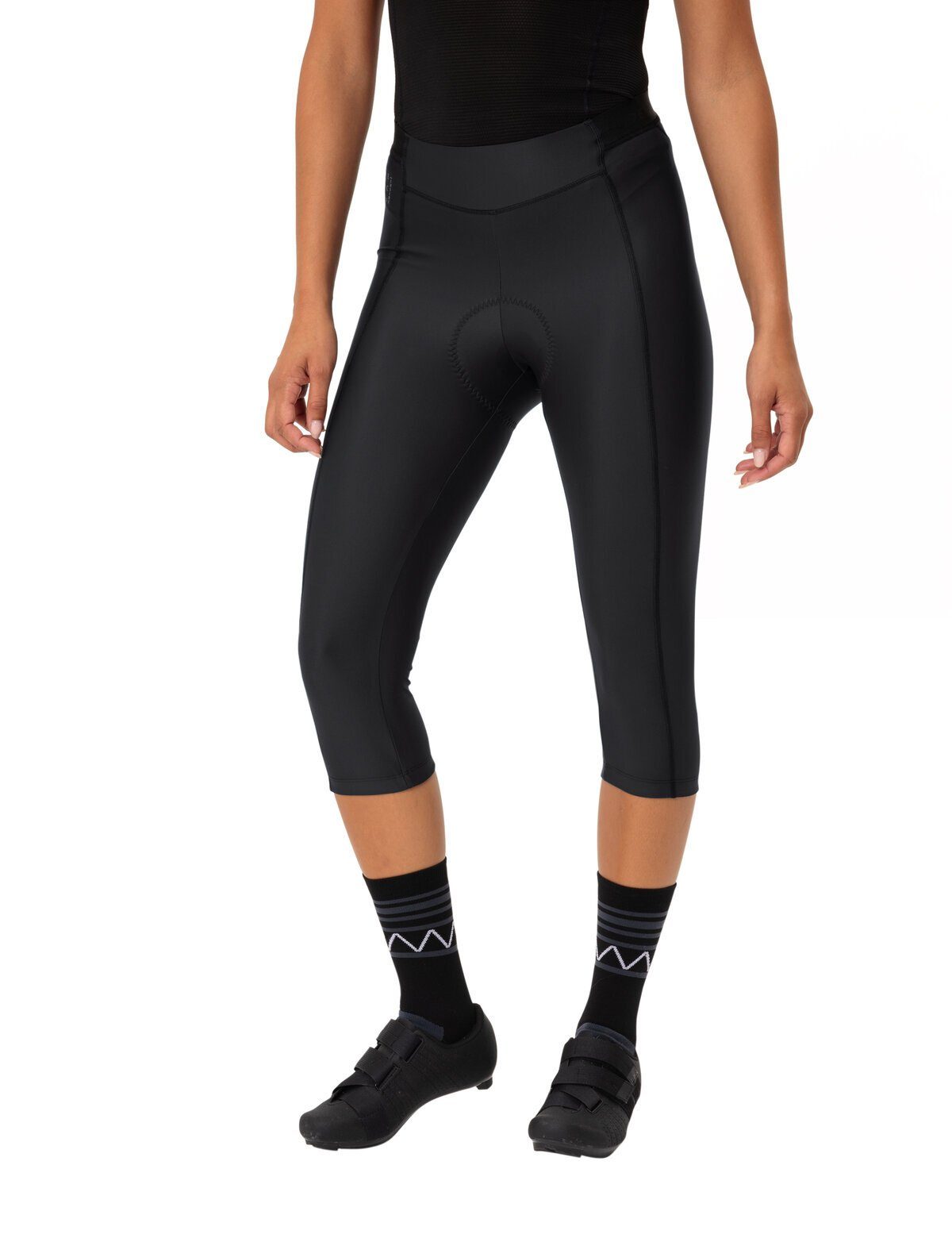 VAUDE Funktionshose Women's Posta 3/4 Tights (1-tlg) atmungsaktive und schnelltrocknende Radhose