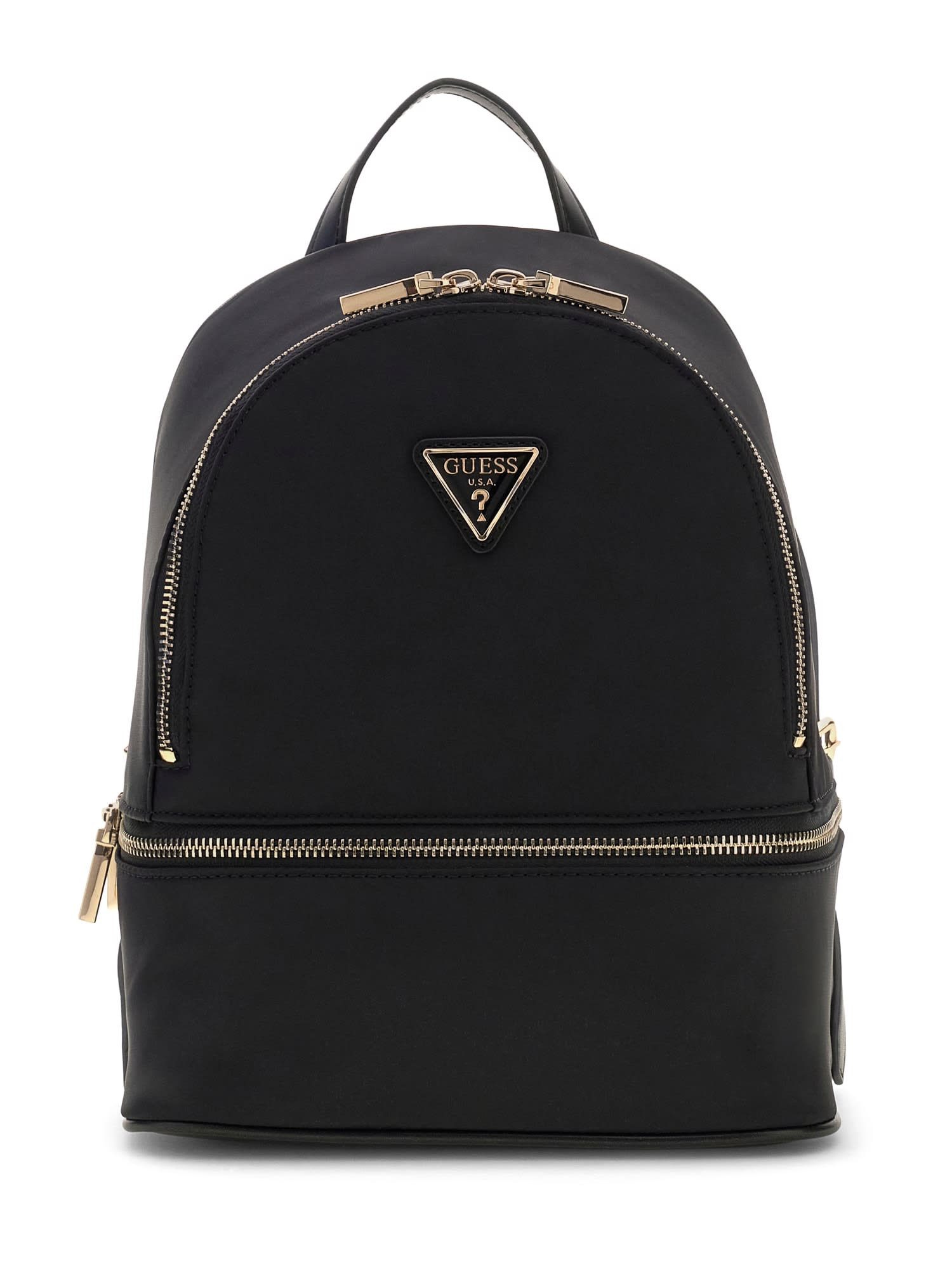 Guess Rucksack FOLLIE SMALL BACKPACK, Cityrucksack, Businessrucksack mit 2-Wege-Reißverschluss