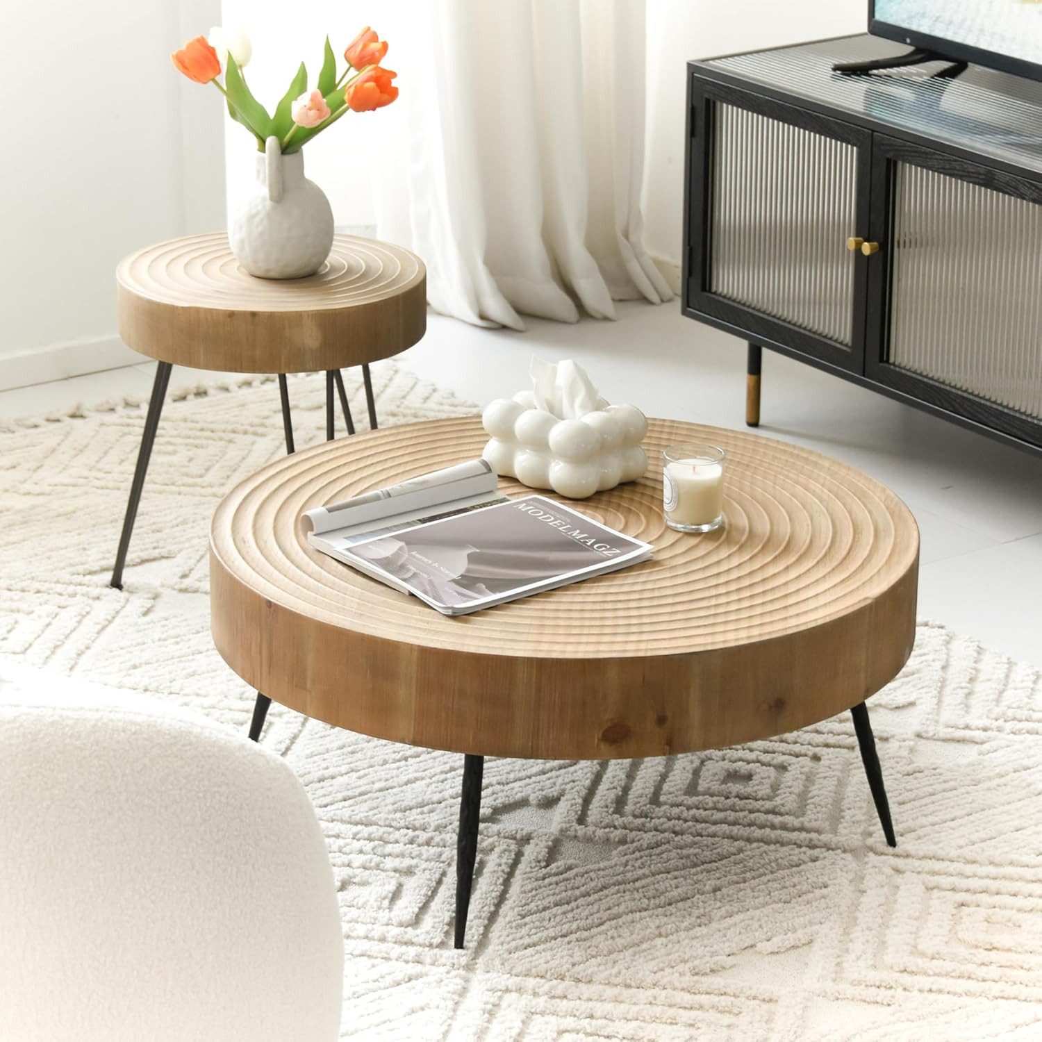 Art Leon Couchtisch GR-JY1450-8611-8613 (Couchtisch Rund günstig online kaufen