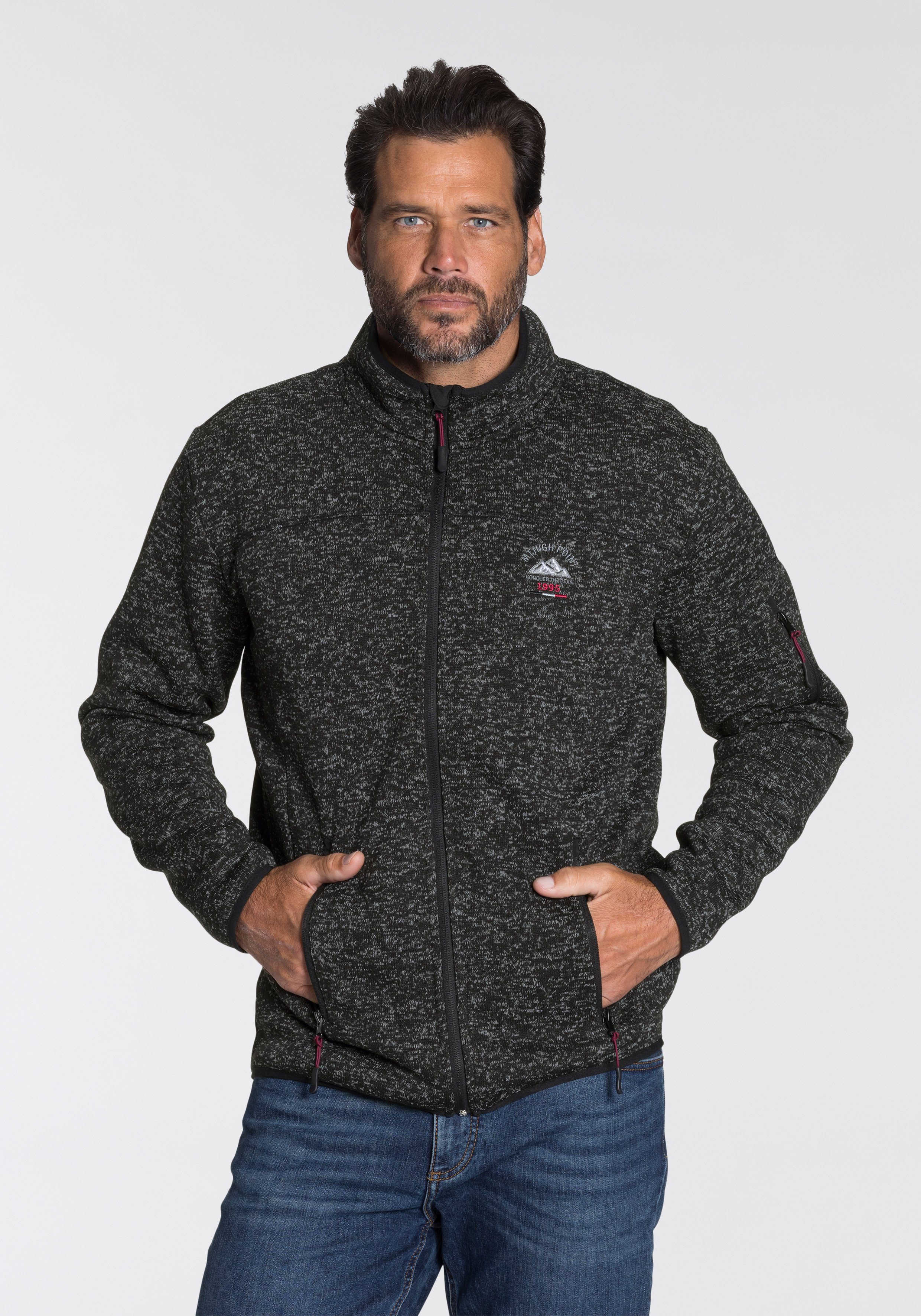 Strickfleecejacke