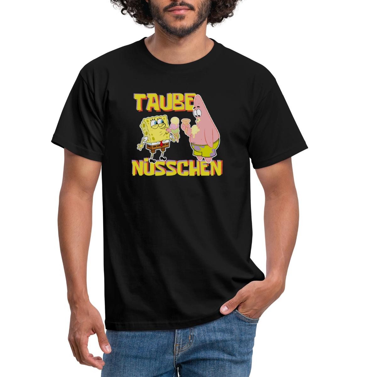 Spreadshirt T-Shirt SpongeBob Schwammkopf Taube Nüsschen günstig online kaufen