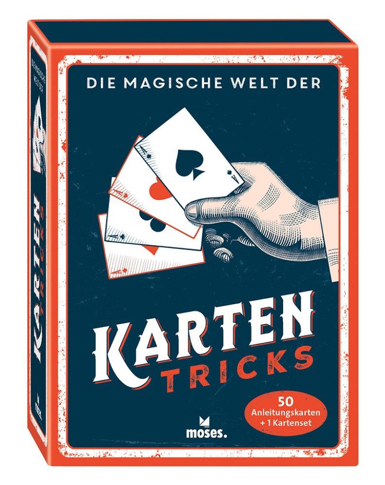 Moses. Verlag Spiel Die magische Welt der Kartentricks, 33 magische Kartentricks zum Üben