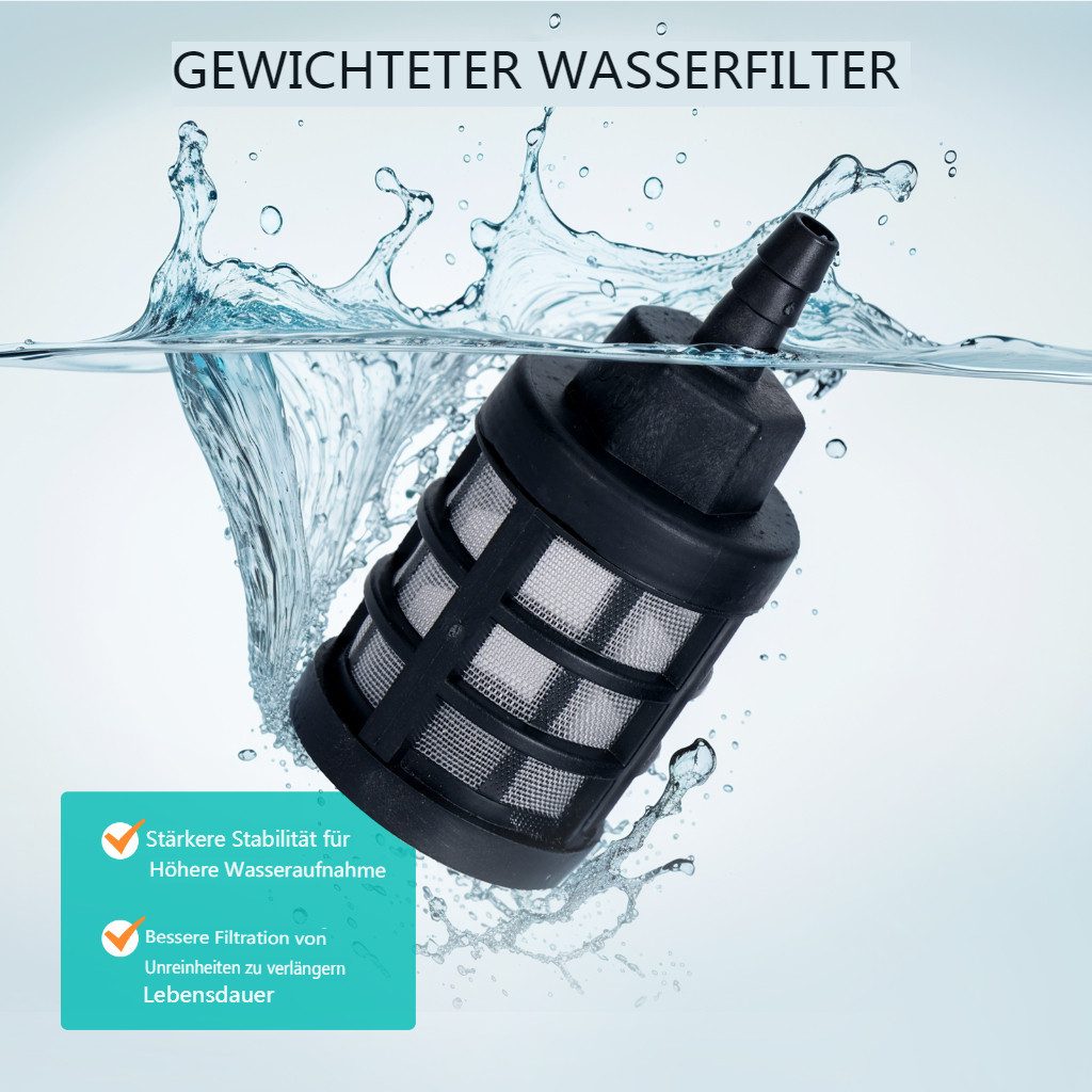 AUDEW Akku-Hochdruckreiniger, Druck max: 40 bar, 110 W, Fördermenge max: 336 l/h, mit 2 Akku und 6-in-1-Düse, 5m Schlauch