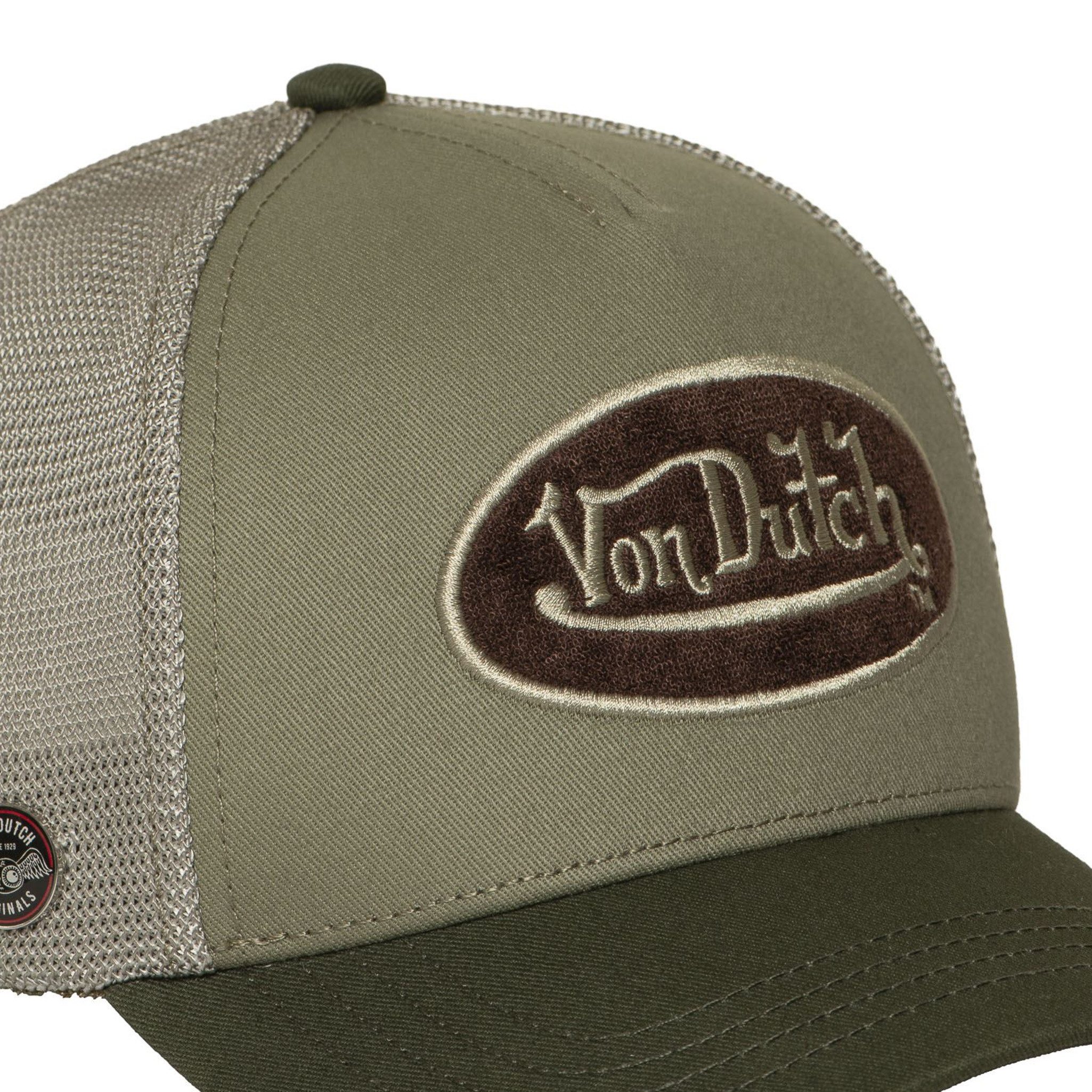 Von Dutch Trucker Cap Von Dutch Originals Trucker Cap - CALIFORNIA TERRY PATCH Mesh (Basecap, Basecap, Meshcap, Trucker Kappe)