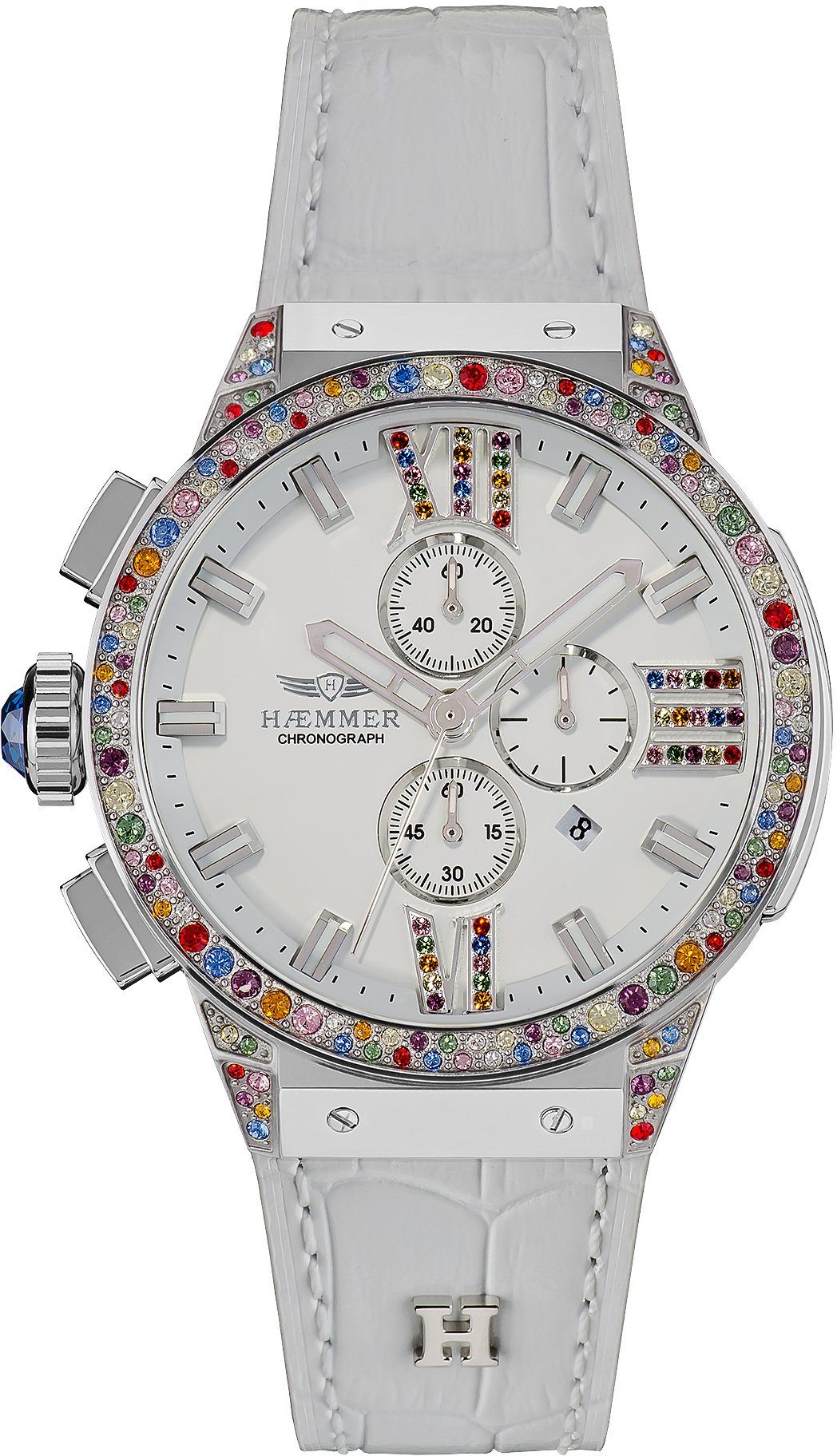 HAEMMER GERMANY Chronograph WHITE SWAN, E-006