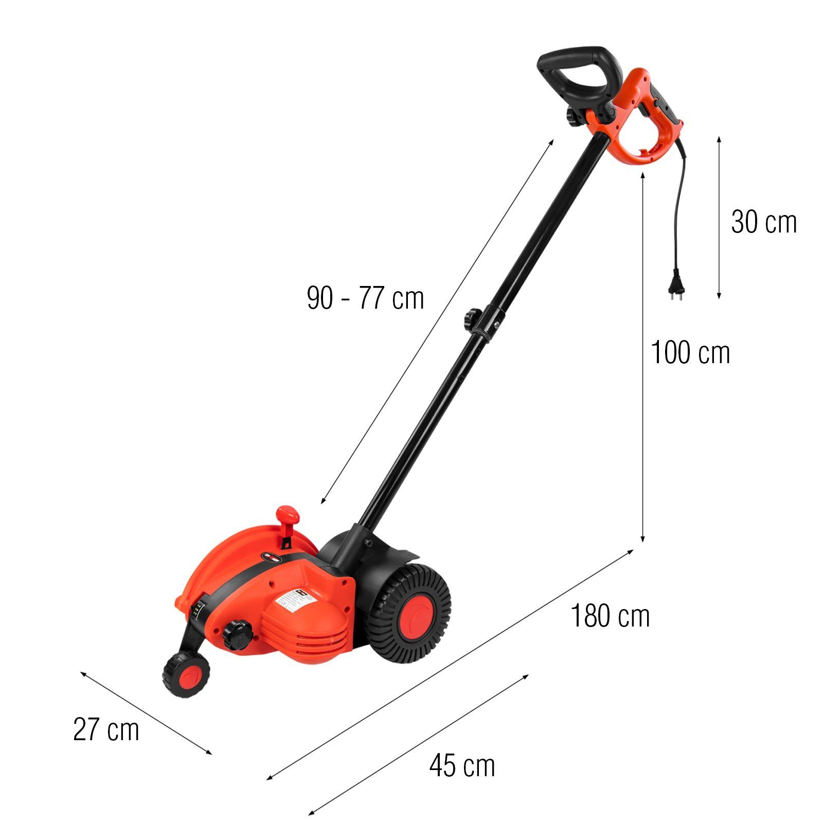 Grafner Elektro-Rasentrimmer 2in1 Rasenkantenschneider und Fugenbürste günstig online kaufen