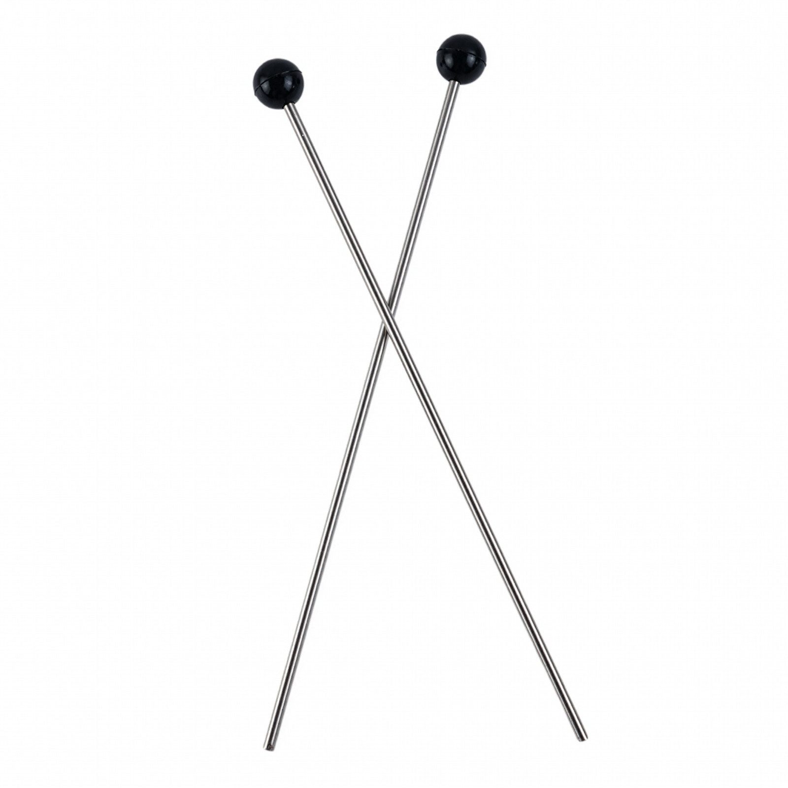 Sonodrum Xylophon Schlägel 30cm Edelstahl Schlägel mit Gummikopf, für Percussion Instrumente
