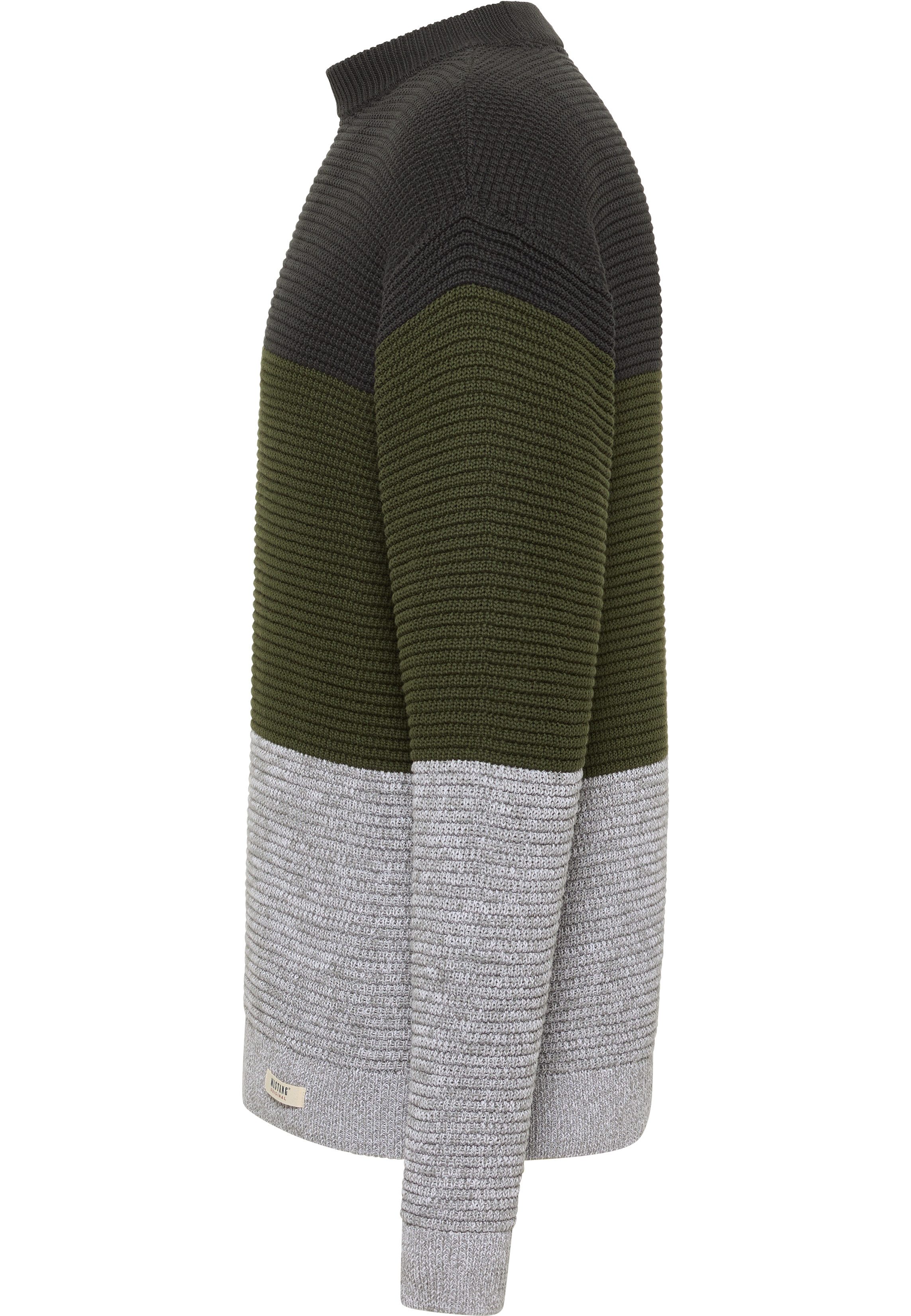 MUSTANG Sweatshirt Style Evesham mit Colour Blocking