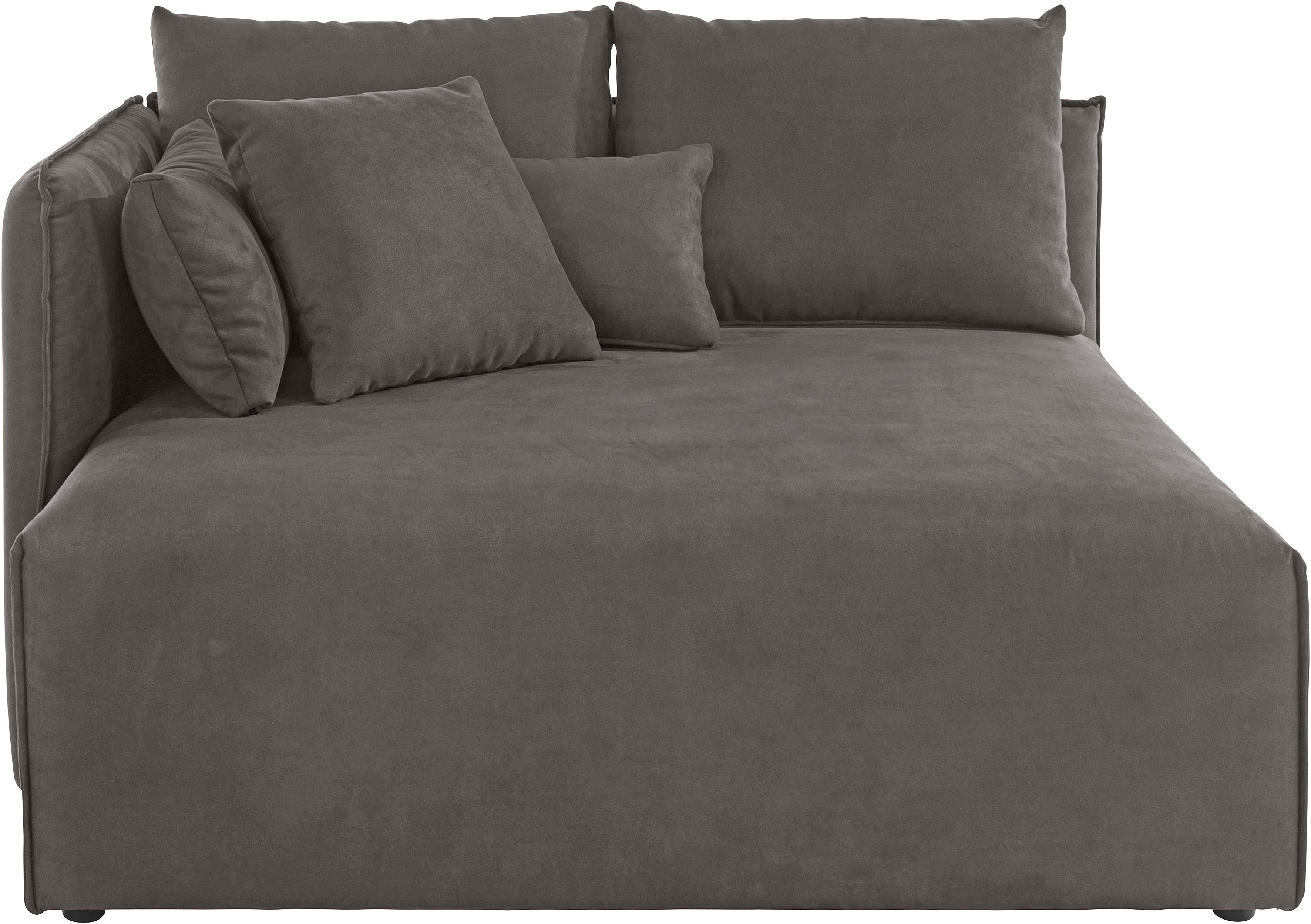 OTTO home Ottomane Nöre, kurzes Lounge-Modul - zum Zusammenstellen, Breite 138 cm, Tiefe 128 cm