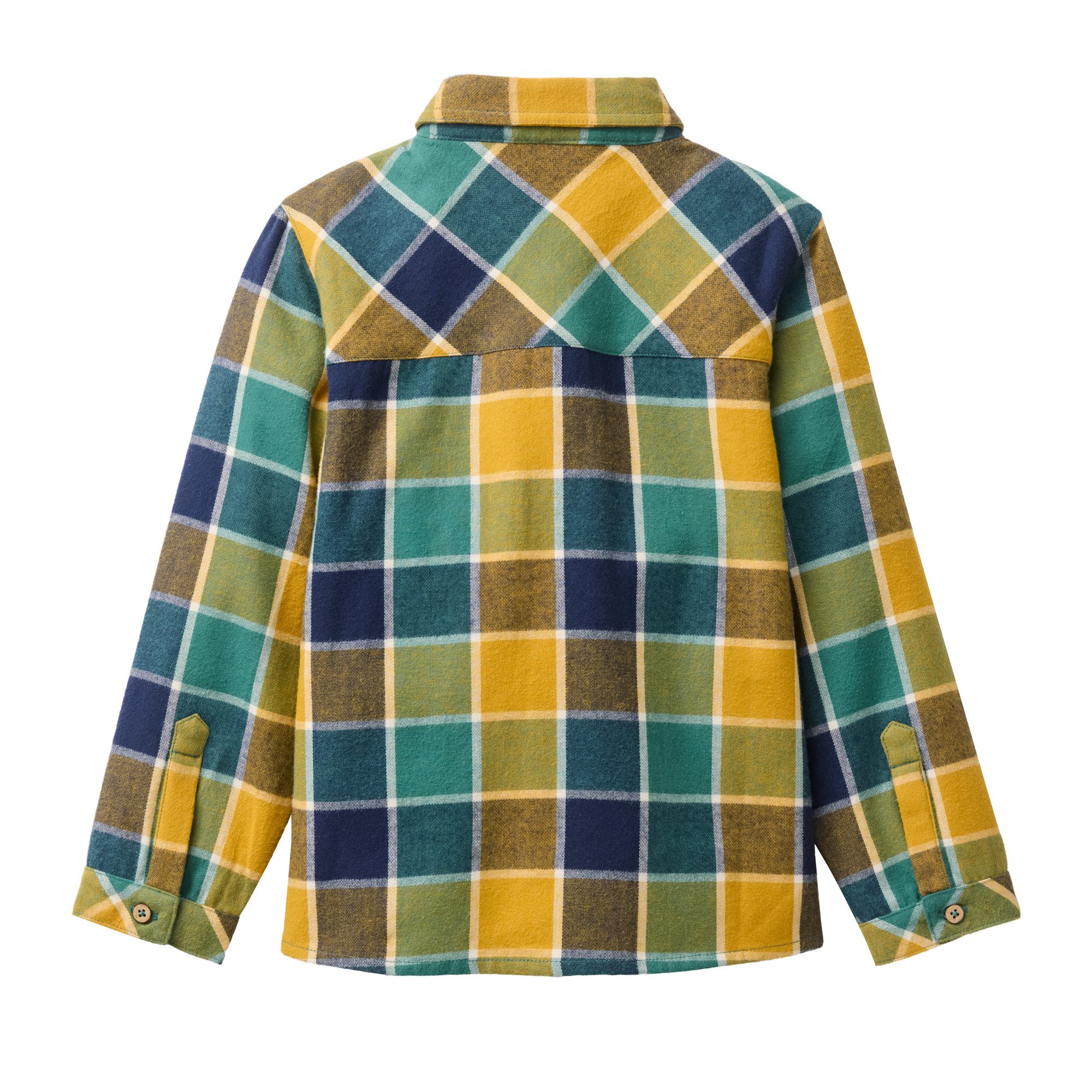 People Wear Organic Flannel Shirt, colorful checkered, made from organic cotton