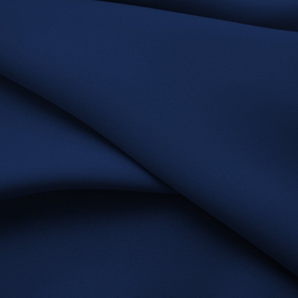 Verdunkelungsvorhang Blackout Verdunkelungsschal Sopran, in Höhe 245cm, 175cm Modell Thermovorhang, Clever-Kauf-24 blau blickdicht, oder