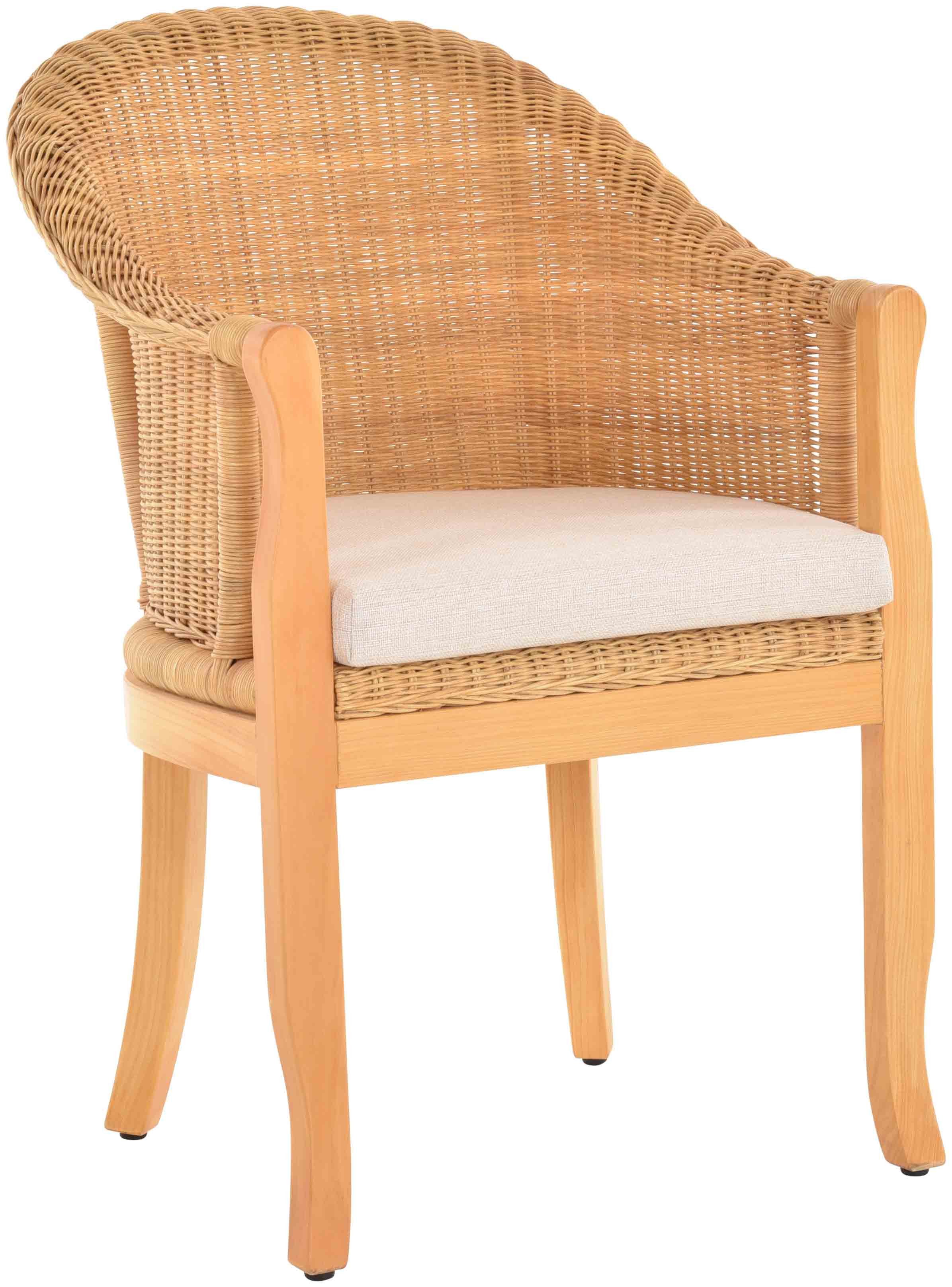 Krines Home Relaxsessel Rattan-Sessel mit Holzbeinen, günstig online kaufen