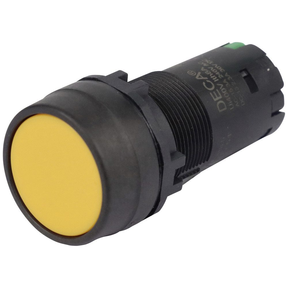 DECA Schalter DECA CP2B-A1E10Y Druckschalter 400 V 8 A Gelb rastend (L x B x H) 29. (CP2B-A1E10Y)