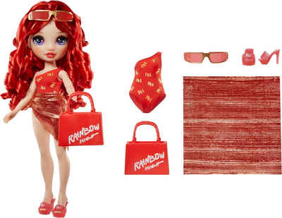 Rainbow High Anziehpuppe Rainbow High Swim & Style Fashion Doll- Ruby (Red)
