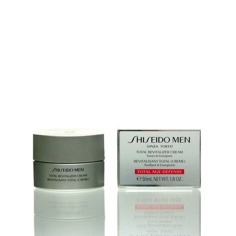 SHISEIDO Gesichtslotion Shiseido Men Total Revitalizer Cream 50 ml,  Anti-Aging-Creme optimiert die hauteigenen Erneuerungsfunktionen