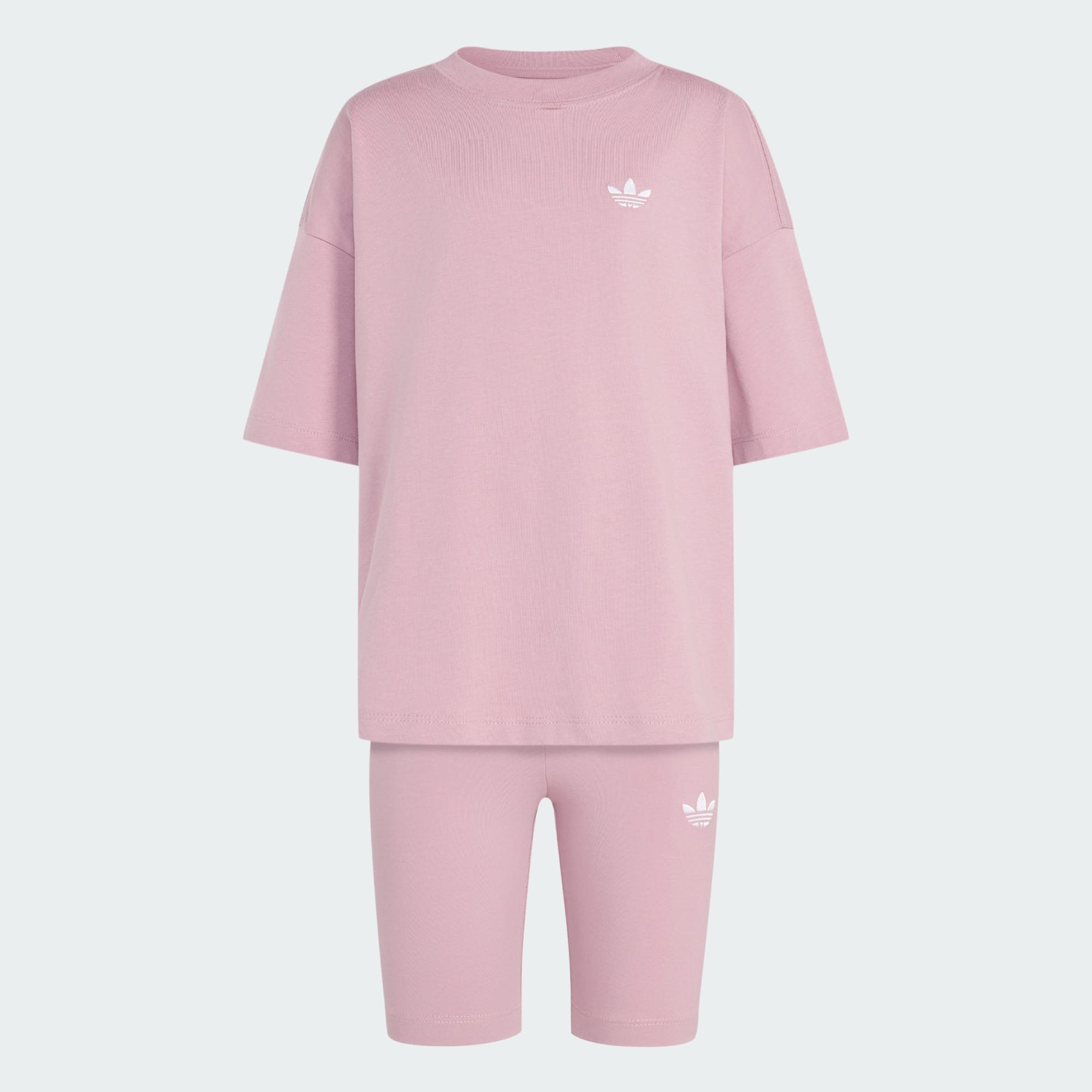 adidas Originals Trainingsanzug SET AUS RADLERHOSE UND T-SHIRT (1-tlg)