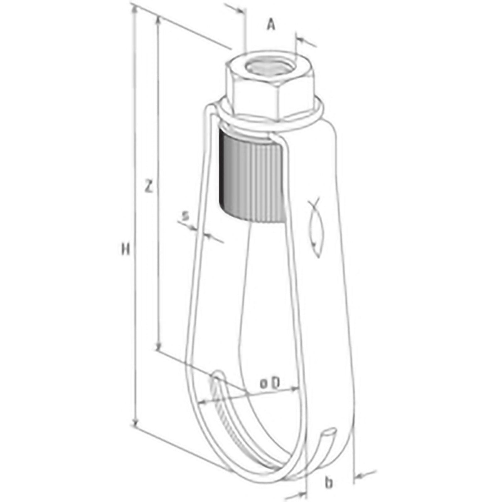 Fischer Dichtschelle Fischer Sprinklerschelle FRLH 1" M8 (50 Stk) - 570178