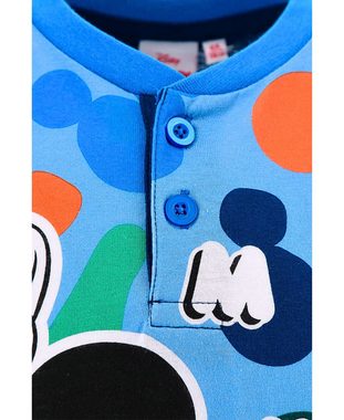 Disney Mickey Mouse Schlafanzug Mickey Maus (2 tlg) Pyjama Set kurz - Jungen Shorty Gr. 98-128 cm