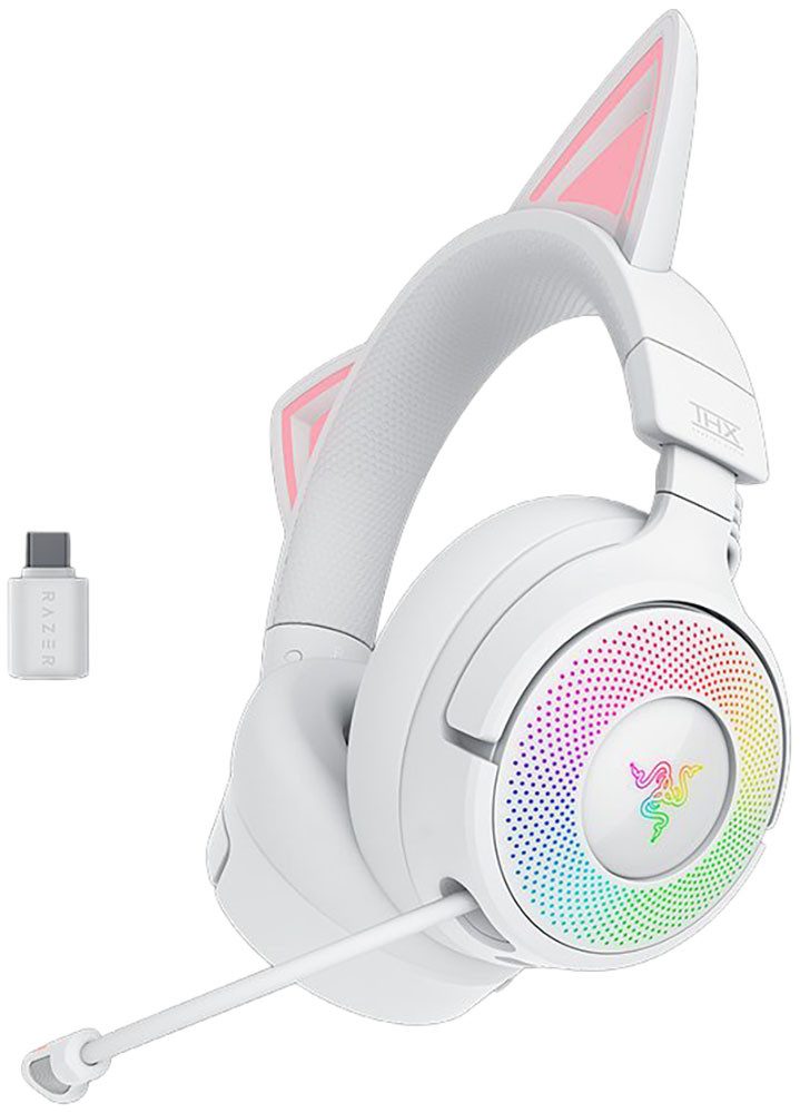 RAZER Kraken Kitty V3 Pro Gaming-Headset (Stummschaltung, integrierte Steuerung für Anrufe und Musik, Bluetooth)