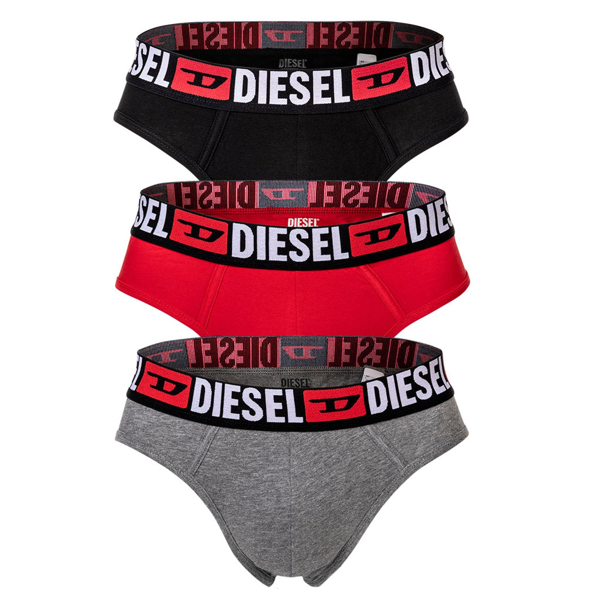 Diesel Slip Herren Slip 3er Pack Baumwolle UMBR-ANDRETHREEPACK (Packung, 3er Pack)