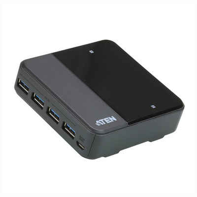 Aten US234 USB 3.0-Peripheriegeräte-Switch mit 2 Ports Computer-Adapter