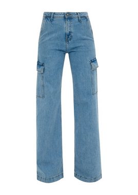 s.Oliver Weite Jeans mit weitem Bein und hohem Bund