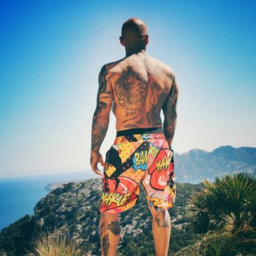 YAKUZA Boardshorts Revival mit Doppelbund