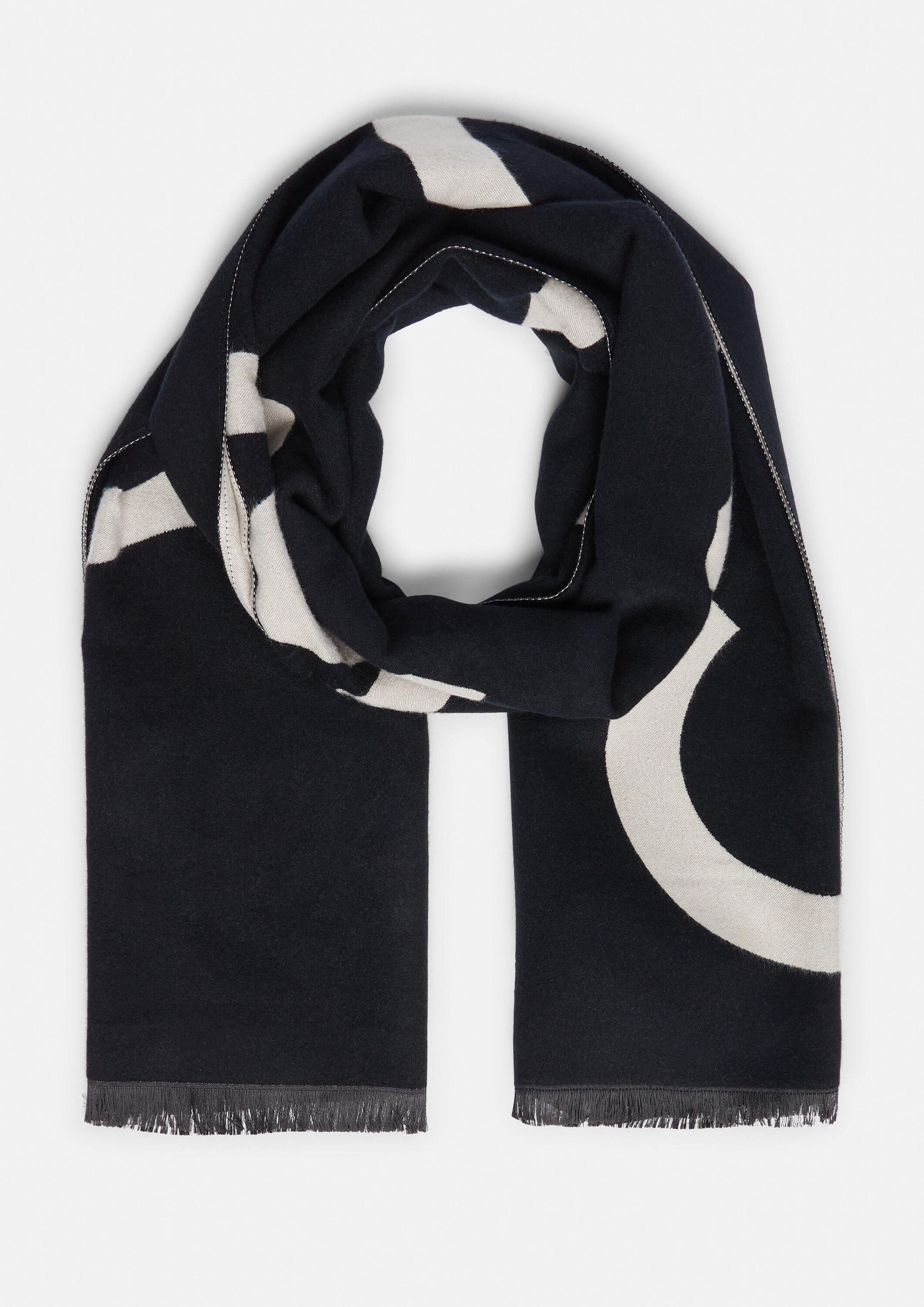 comma Schal Tuch, Tuch aus Viskosemix mit Fransen günstig online kaufen