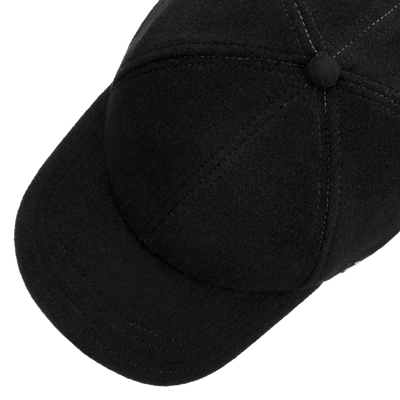 Baseball Cap schwarz (1-St) Baseballmütze Hinten geschlossen Stetson