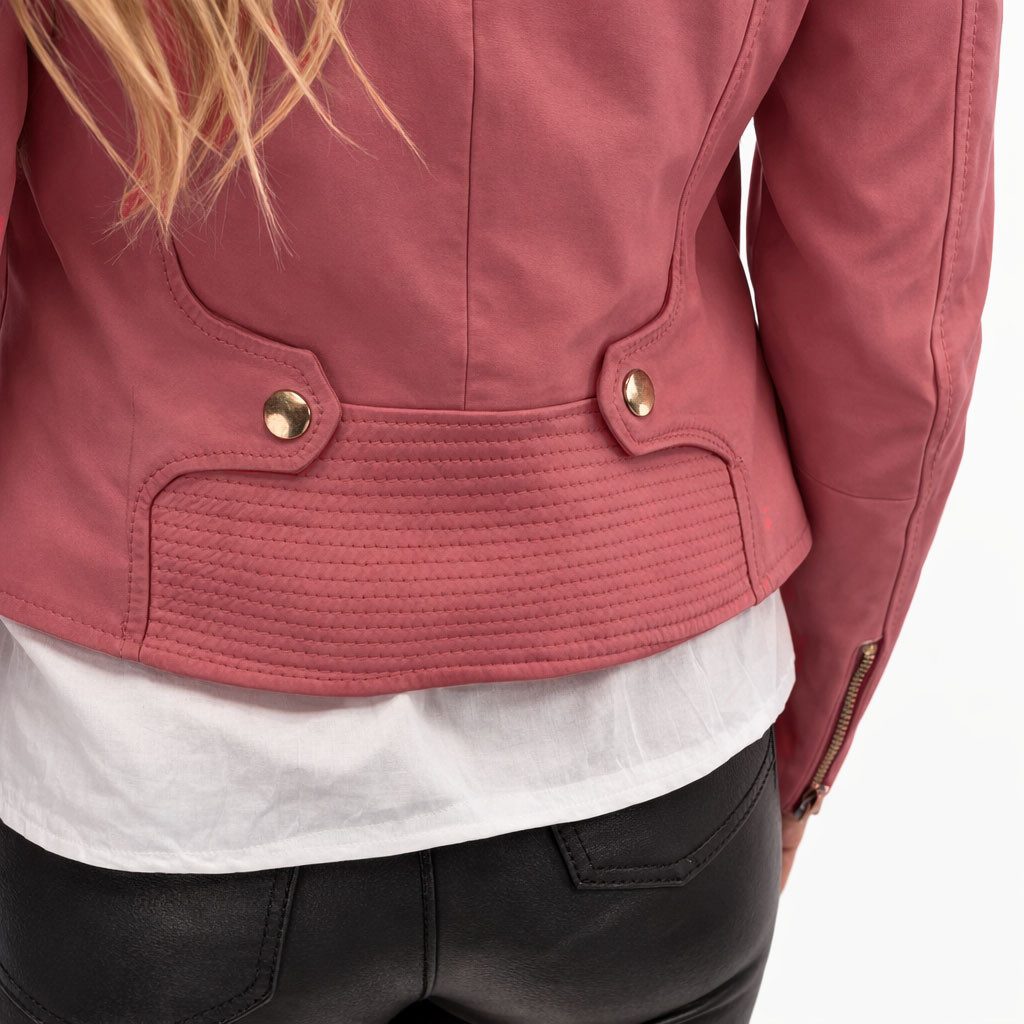 Diesel Bikerjacke Diesel L-Revi Giacca Damen Lederjacke Bikerjacke