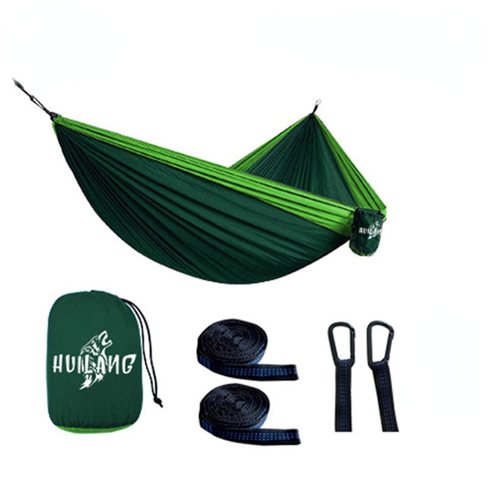 Blusmart Hängematte Campinghängematte im Freien (270 cm x 140 cm ultraleichte Reisehängematte, Tragkraft 300 kg), Garden Beach Doppelhängematte