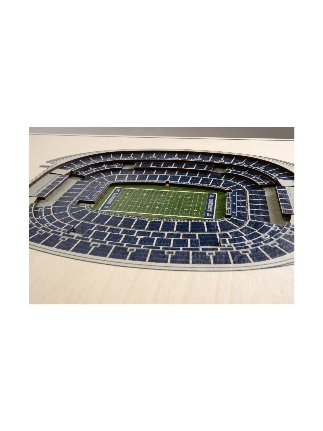 Dallas Cowboys Wanddekoobjekt Dallas Cowboys 5-Layer 3D Stadium View