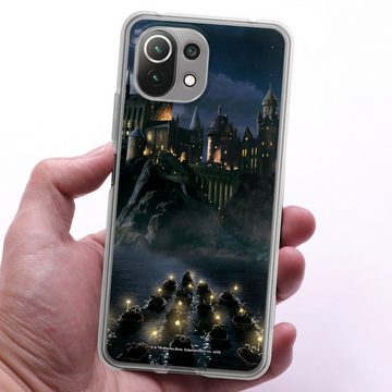 DeinDesign Handyhülle Hogwarts by Night, Xiaomi Mi 11 Lite 5G NE Silikon Hülle Bumper Case Handy Schutzhülle