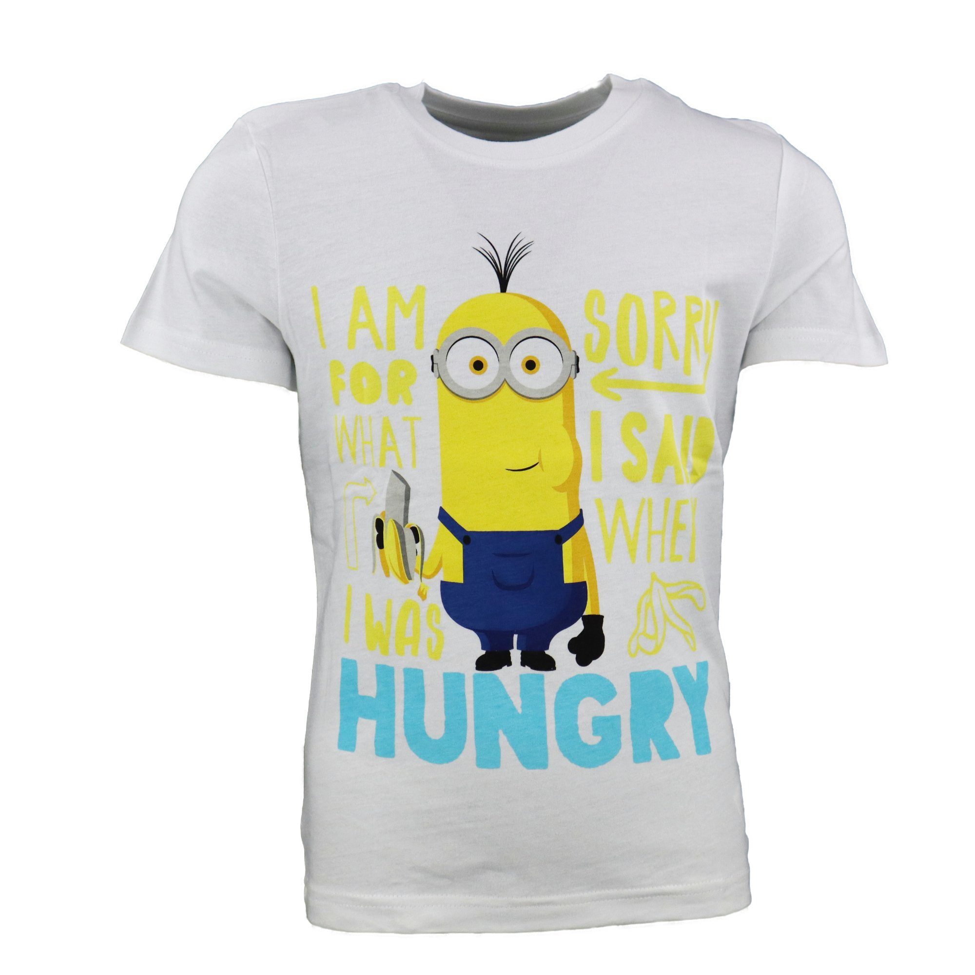 Minions Print-Shirt Die Minions Kevin Kinder Jungen T-Shirt Gr. 104 bis 134, 100% baumwolle