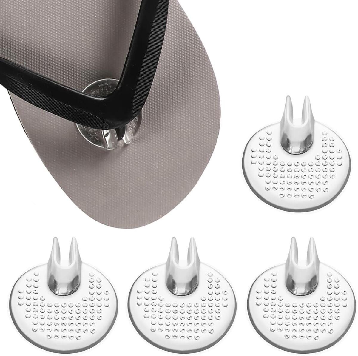 FELIXLEO Zehenkorrektor Zehenschutz Flip Flop 2 Paar Silikon Gel Zehen Protektor Männer Frauen, 2-tlg.