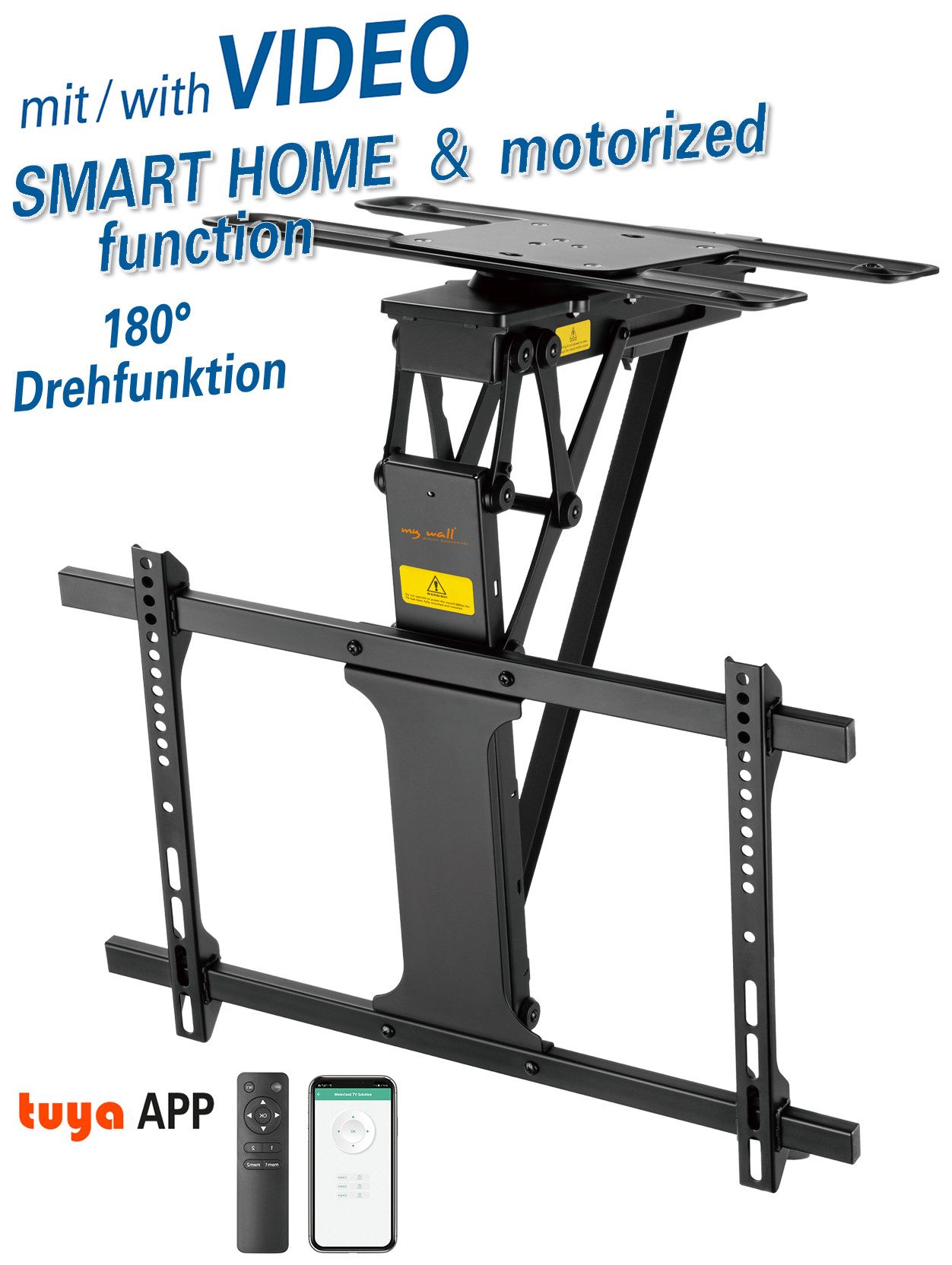 my wall TV-Deckenhalterung HL47ML, (bis 75 Zoll, TV-Deckenhalterung)