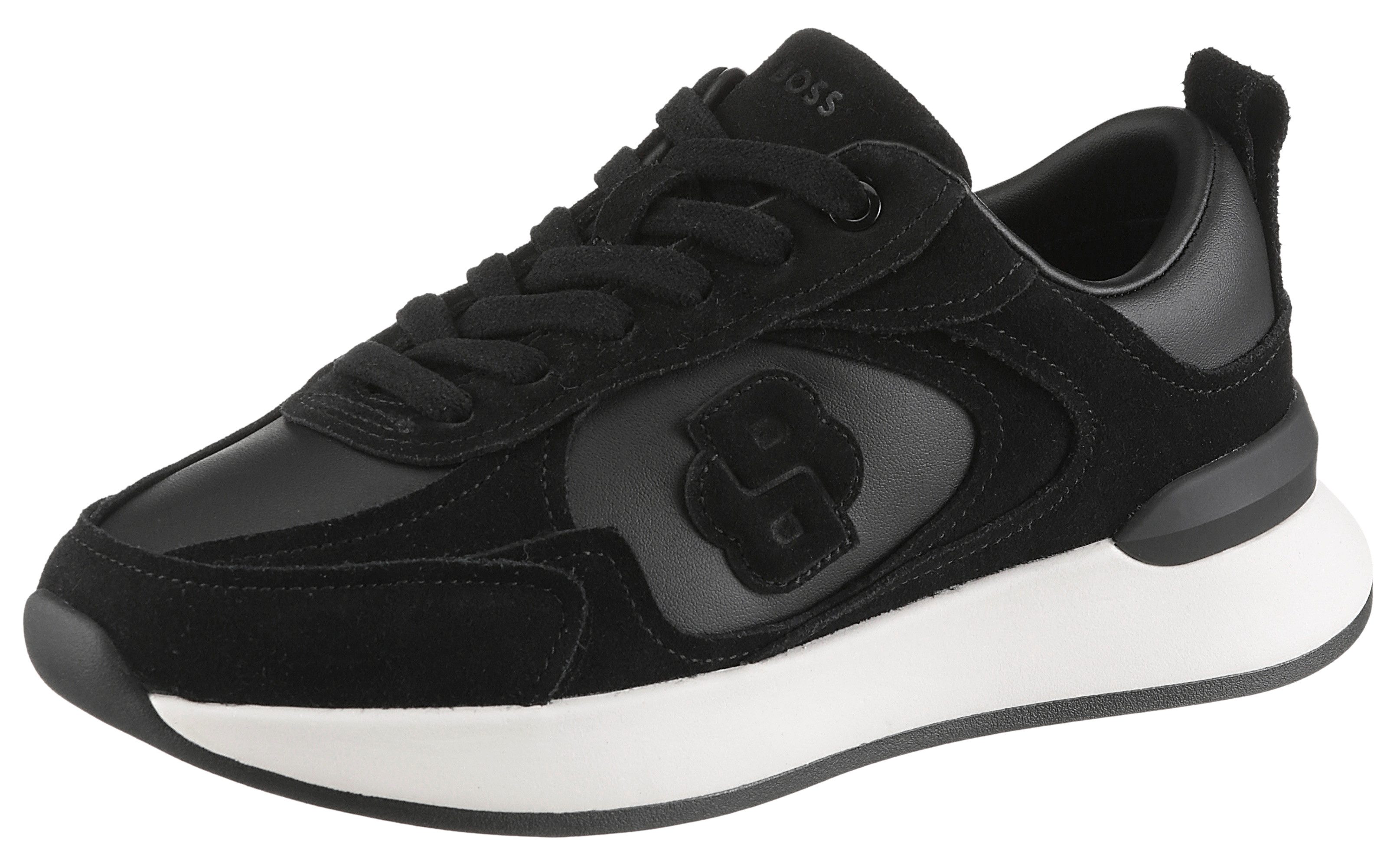 BOSS B Icon_Runn_sdnap Plateausneaker Schnürschuh, Halbschuh, günstig online kaufen