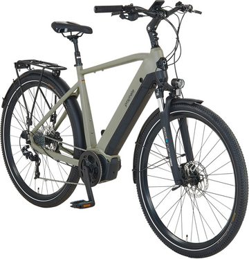 Prophete E-Bike Entdecker 4.0, 10 Gang microSHIFT RD-M61S Schaltwerk, Kettenschaltung, Mittelmotor, 540 Wh Akku, Pedelec, Elektrofahrrad für Herren, Trekkingrad