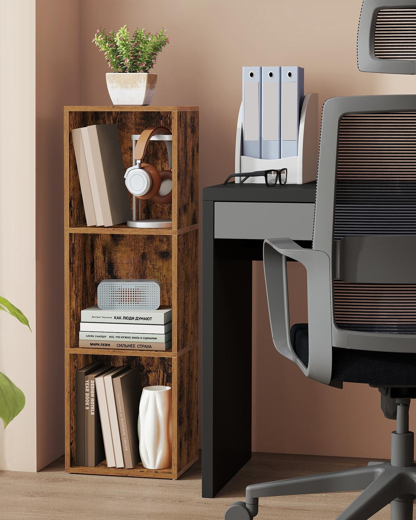 VASAGLE Bücherregal, 3/4-stöckiges Regal, offenes Aufbewahrungsregal, Homeo günstig online kaufen