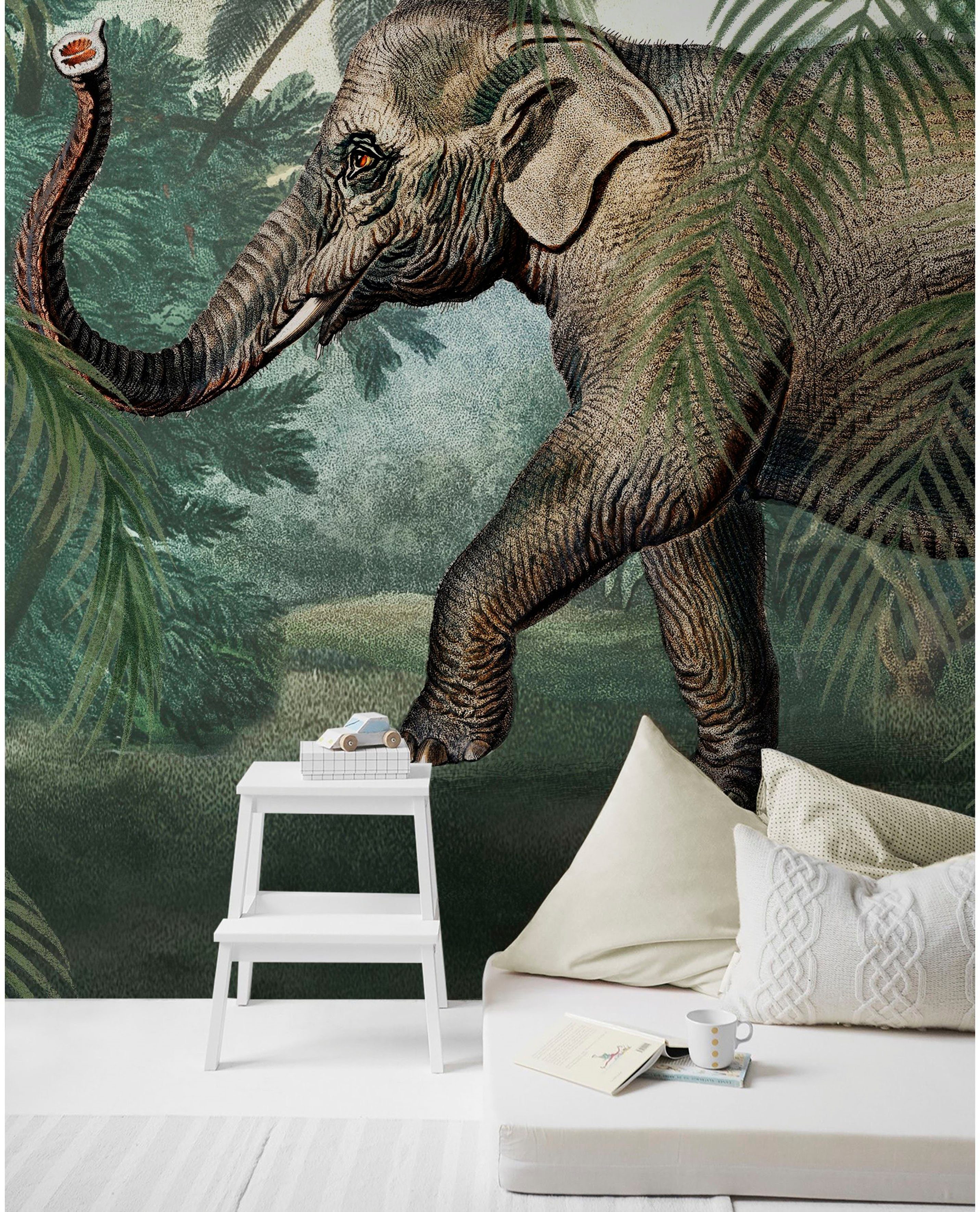 Art for the home Fototapete animal (1 280x200cm Elefant, St), print