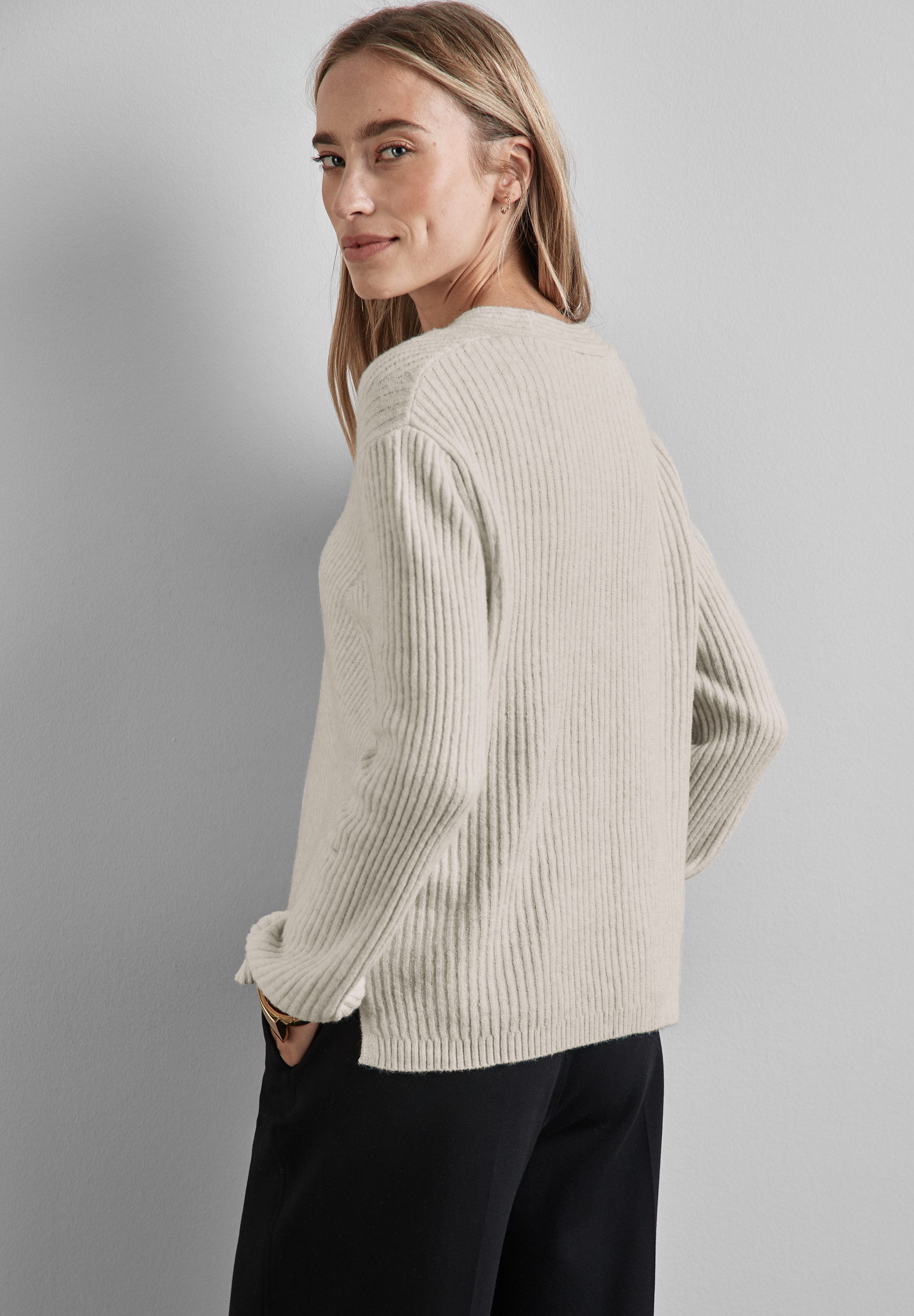 STREET ONE Strickpullover Rundhalsausschnitt günstig online kaufen